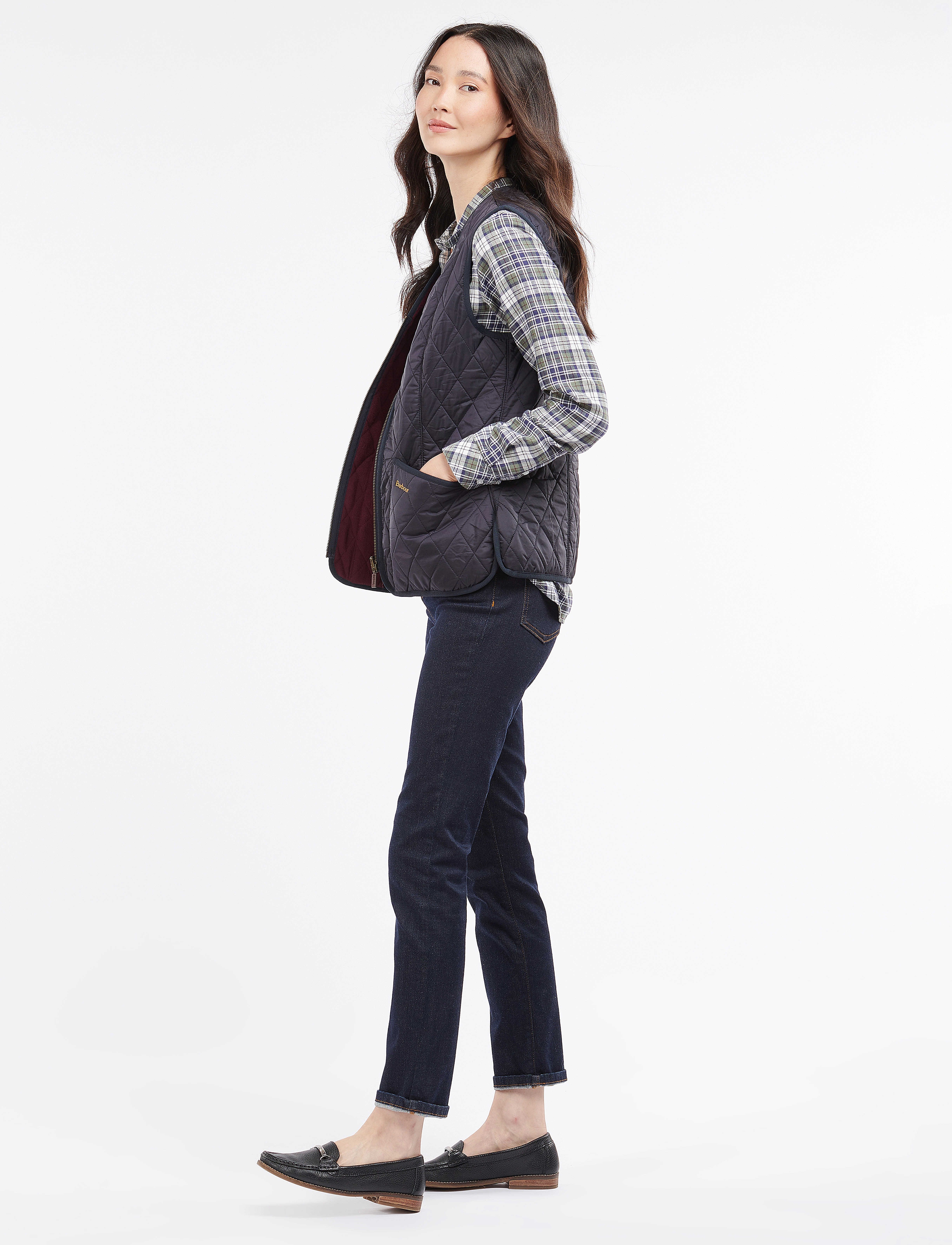 Barbour - Barbour Fleece Betty Liner - forårsjakker - navy - 4