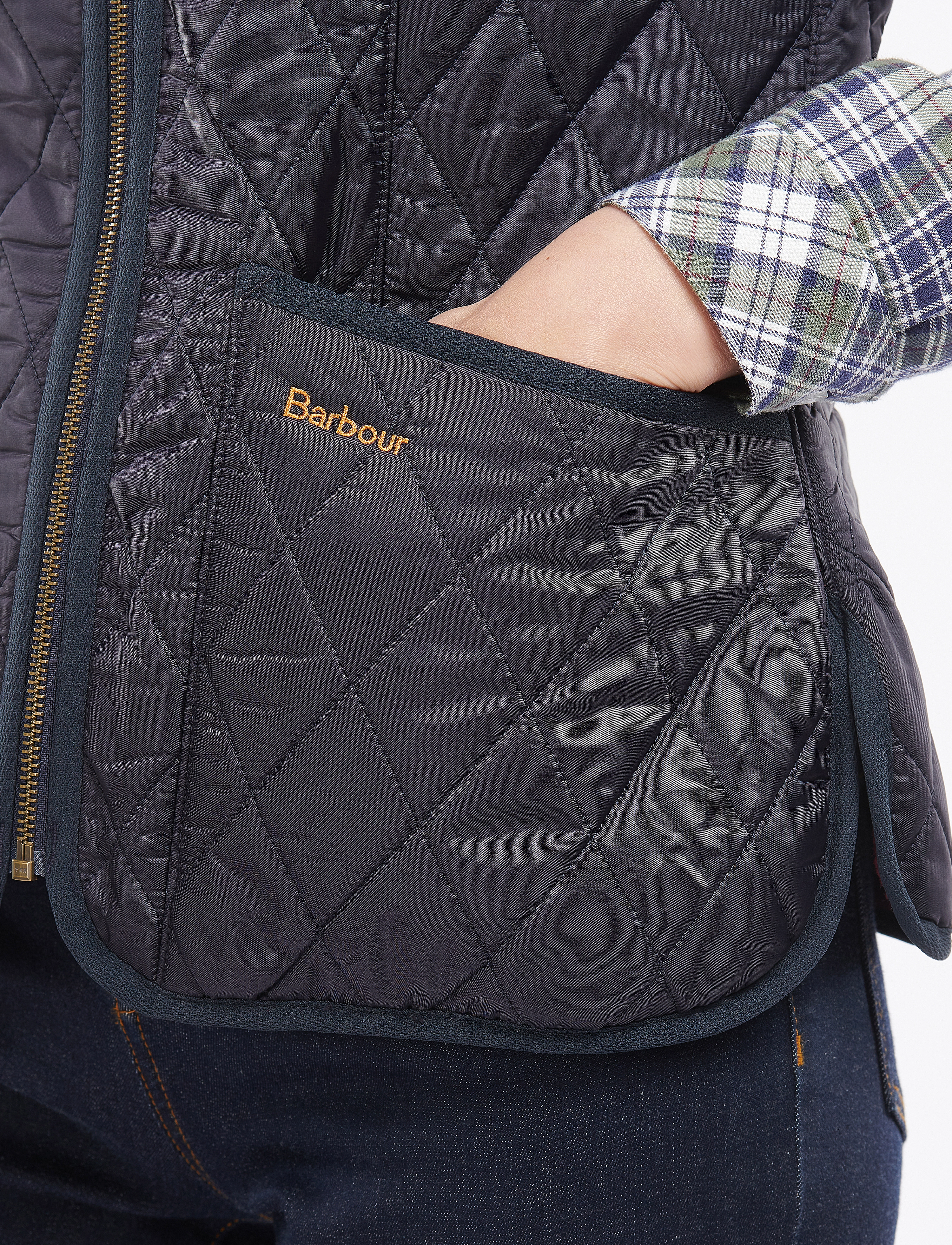 Barbour - Barbour Fleece Betty Liner - forårsjakker - navy - 5