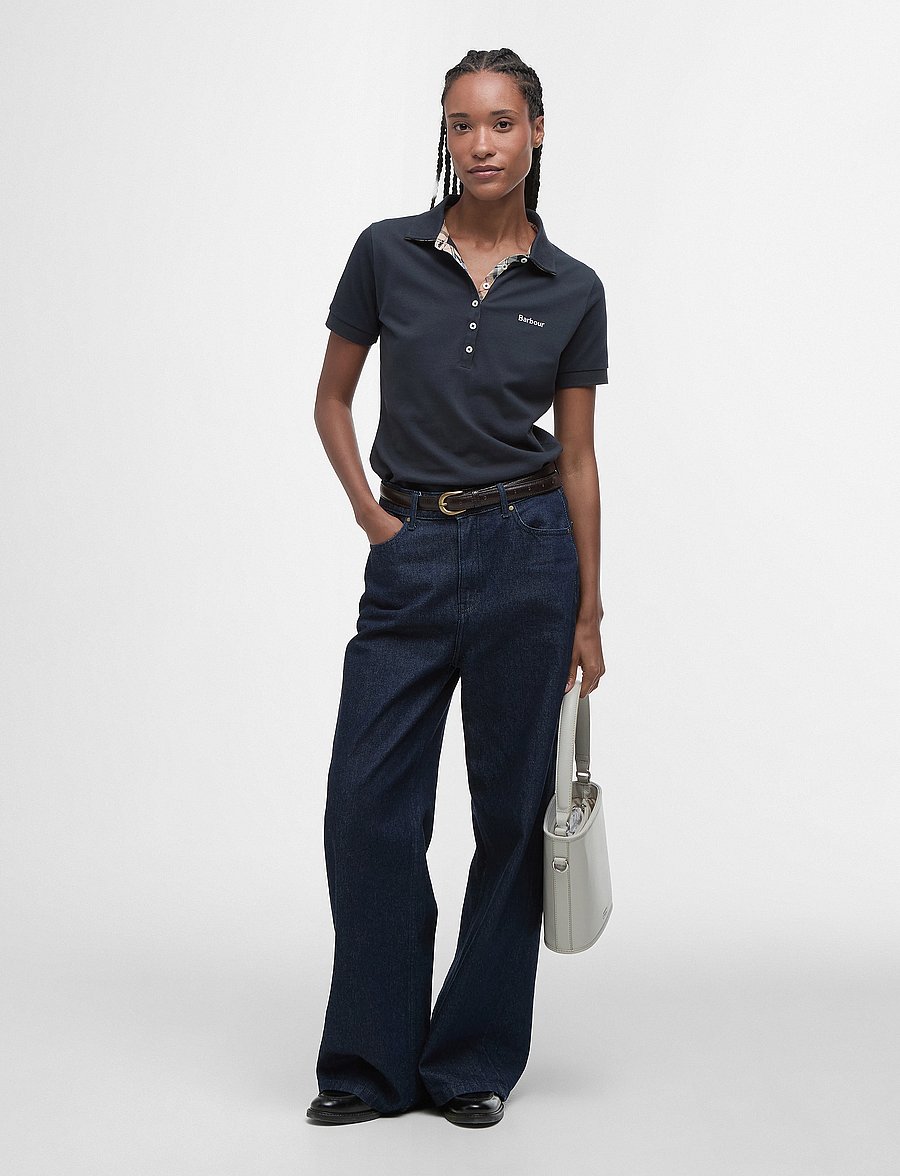 Barbour - Barbour Portsdown Top - poloshirts - navy/hessian - 2