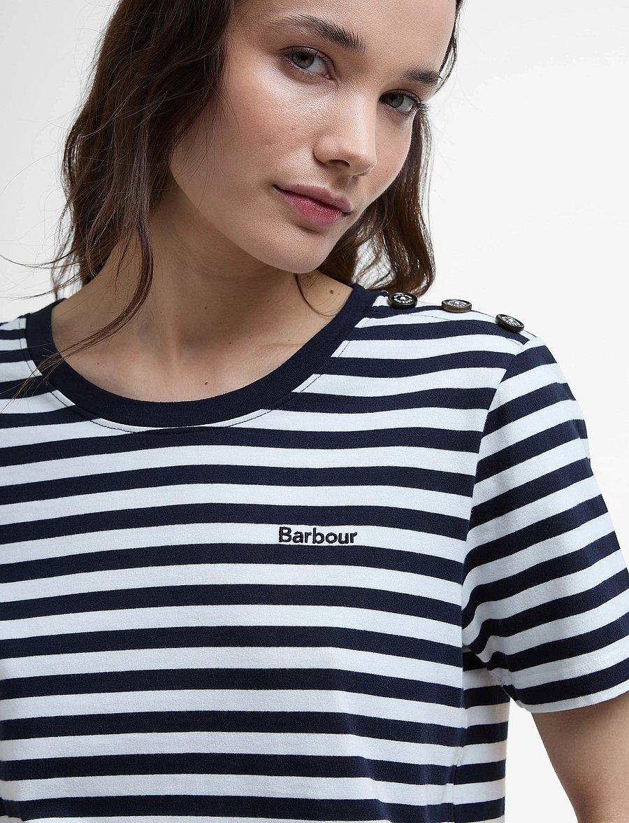 Barbour - Barbour Ferryside Top - t-shirts - navy - 4