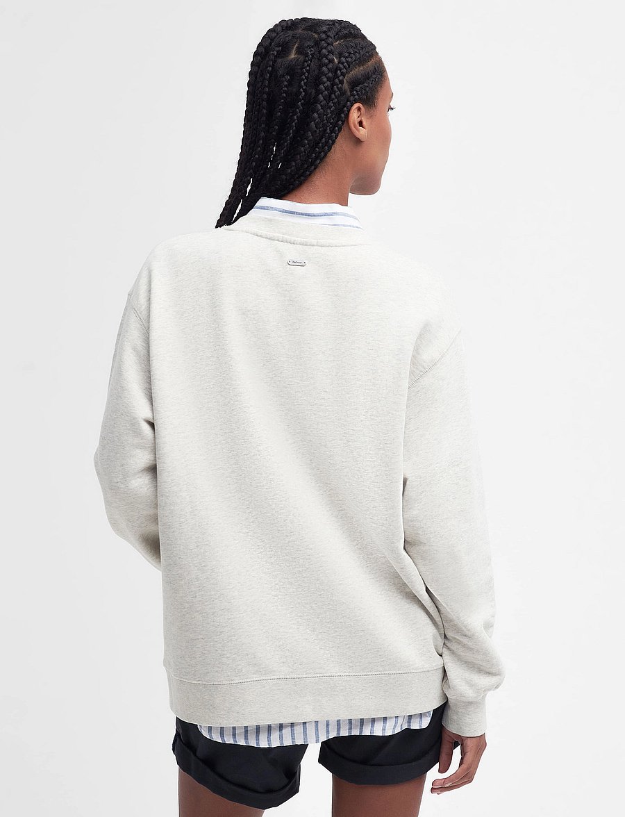 Barbour - Barbour Northumberland Sweatshirt - sweatshirts - cloud/navy - 4