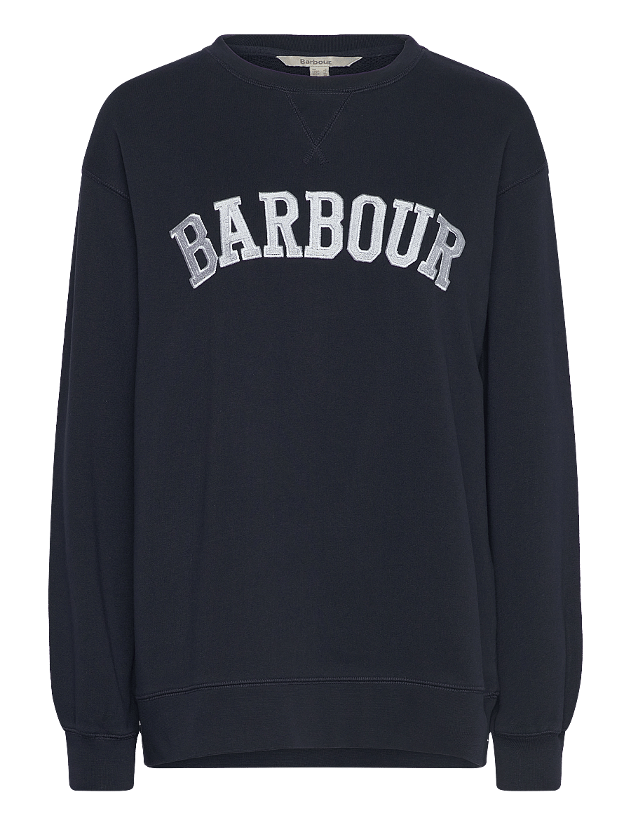 Barbour - Barbour Northumberland Sweatshirt - sweatshirts - navy/cloud - 1
