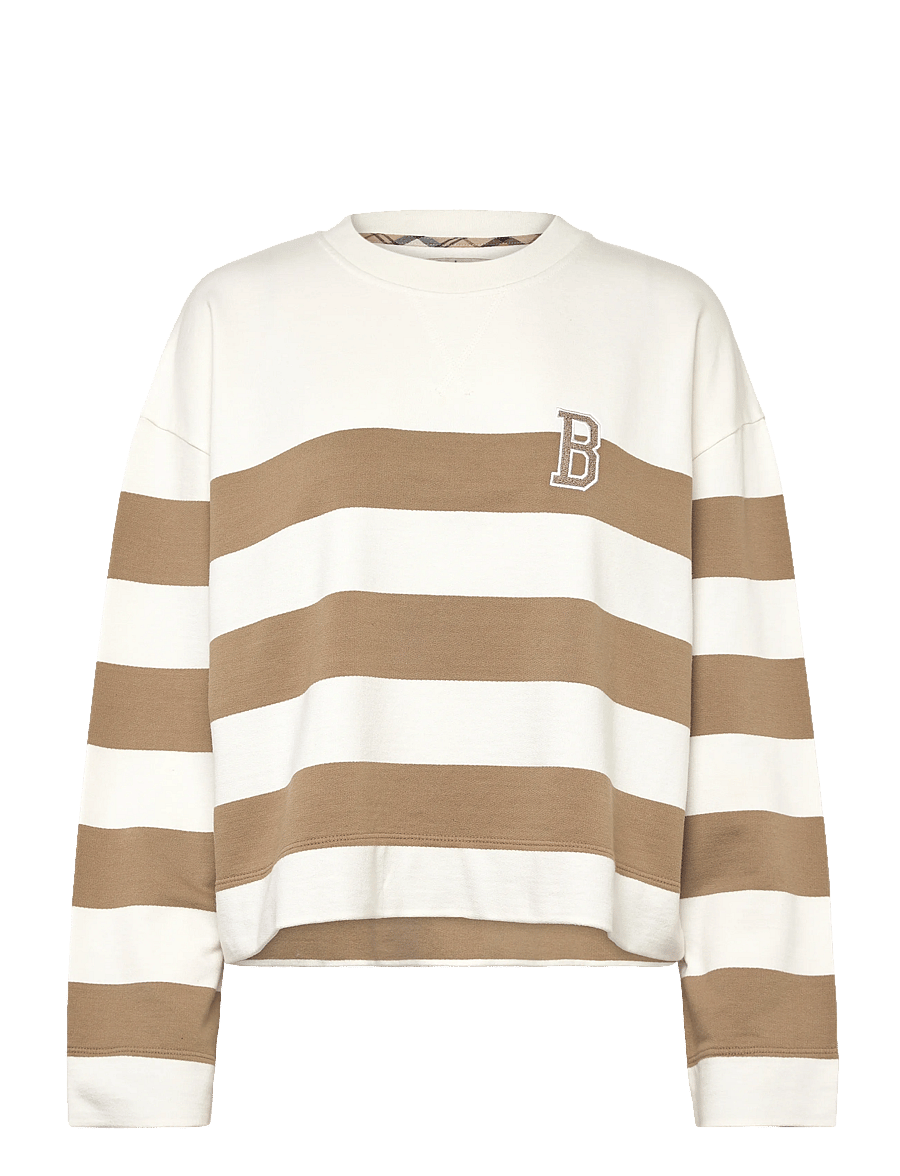 Barbour - Barbour Faye Sweatshirt - sweatshirts - beige - 0