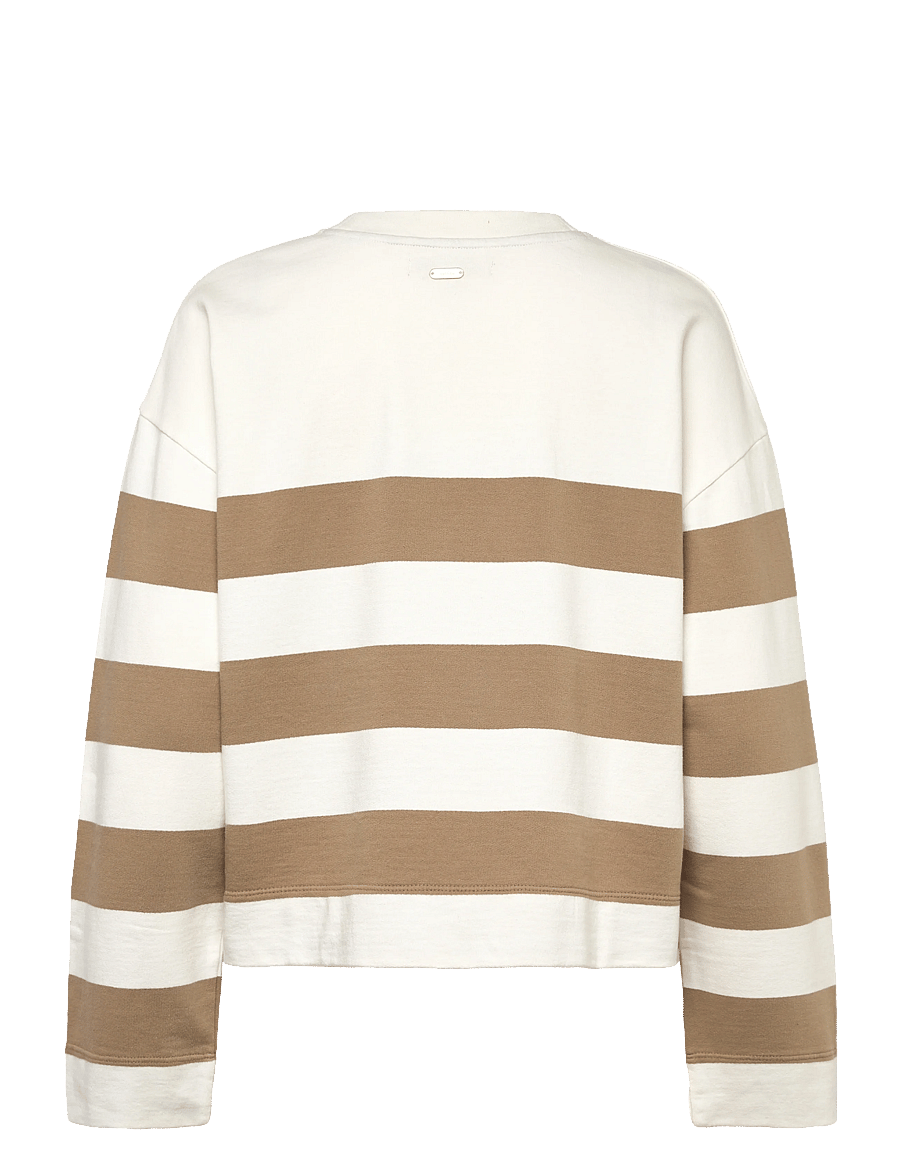 Barbour - Barbour Faye Sweatshirt - sweatshirts - beige - 1