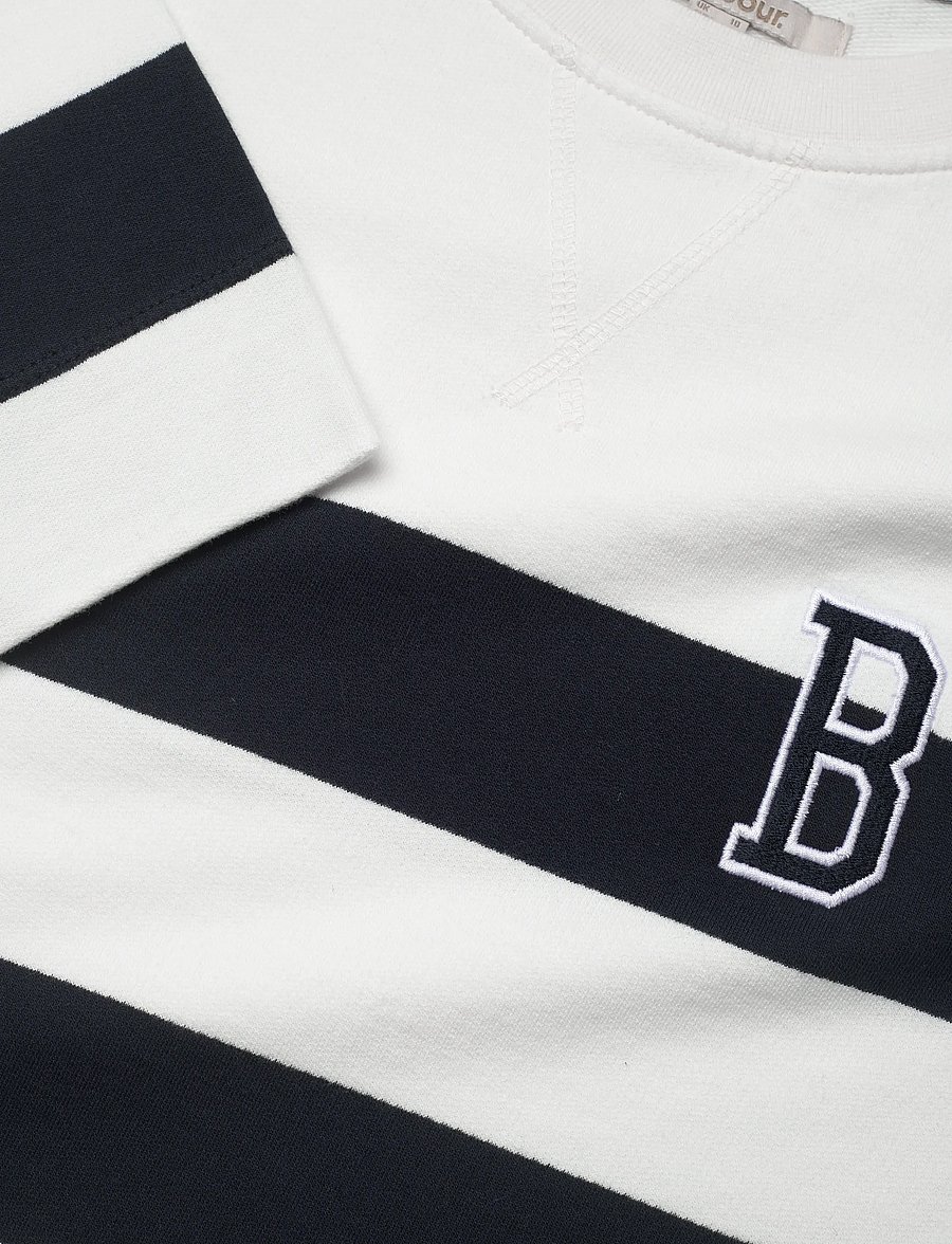 Barbour - Barbour Faye Sweatshirt - sweatshirts - white - 2