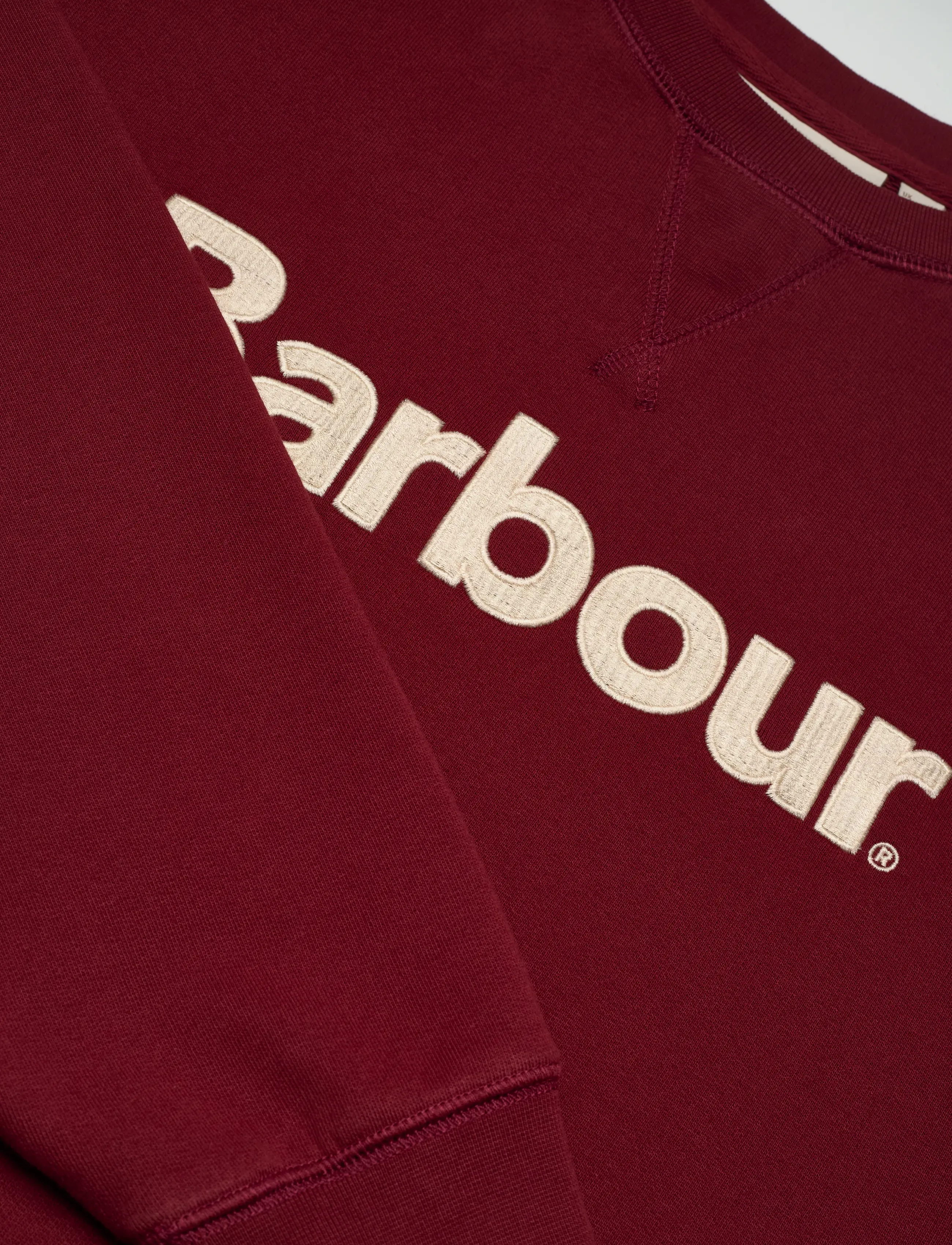 Barbour - Barbour Hartland Crew Sweatshirt - vardagsstil - cranberry red - 2