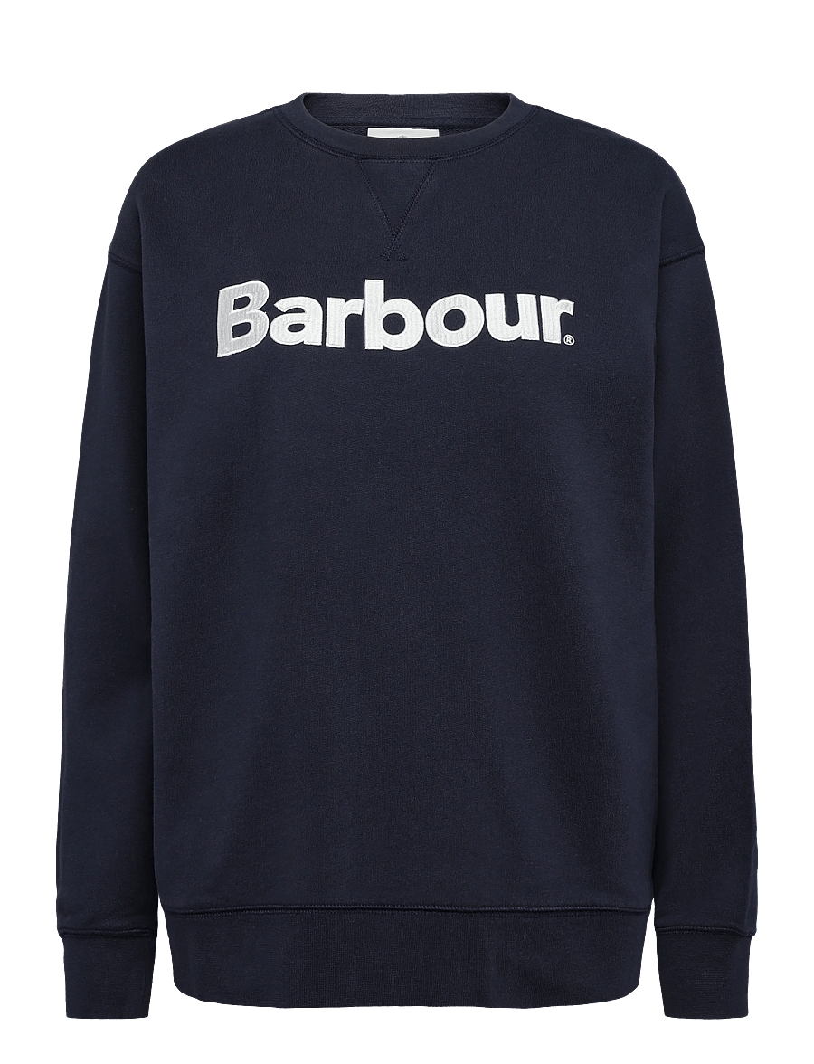 Barbour - Barbour Hartland Crew Sweatshirt - sweatshirts - dark navy - 0