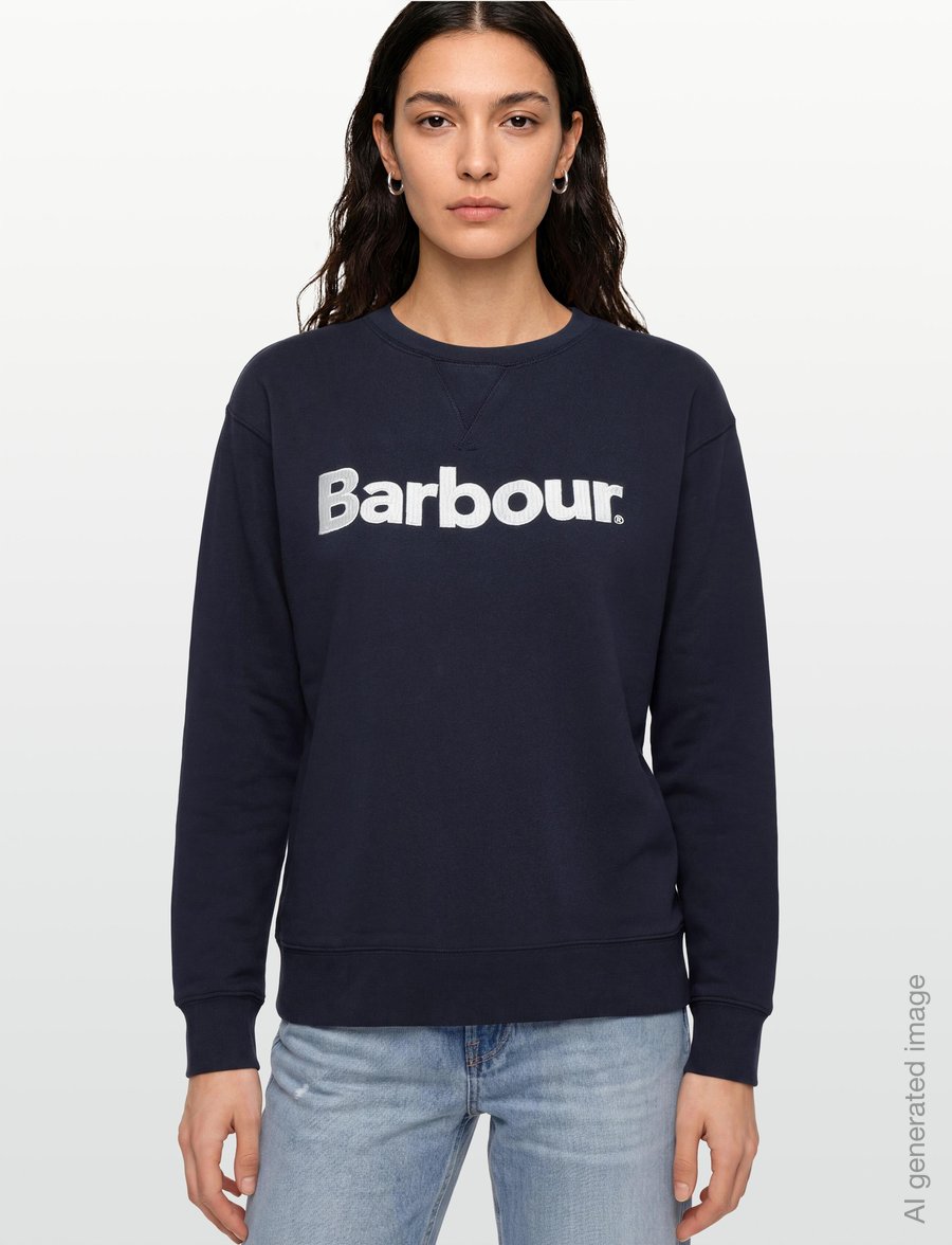 Barbour - Barbour Hartland Crew Sweatshirt - igapäevane stiil - dark navy - 3