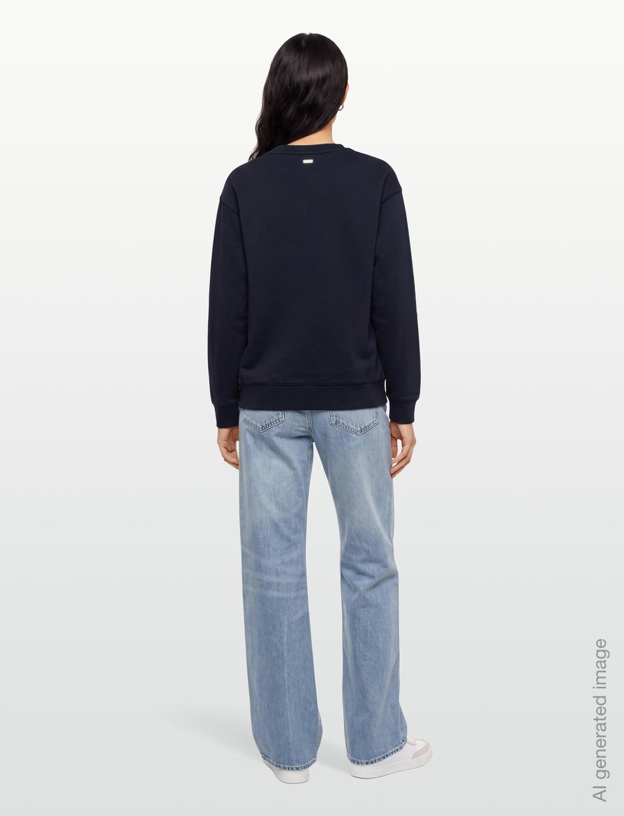 Barbour - Barbour Hartland Crew Sweatshirt - igapäevane stiil - dark navy - 4