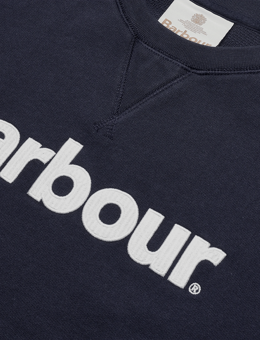 Barbour - Barbour Hartland Crew Sweatshirt - sweatshirts - dark navy - 2