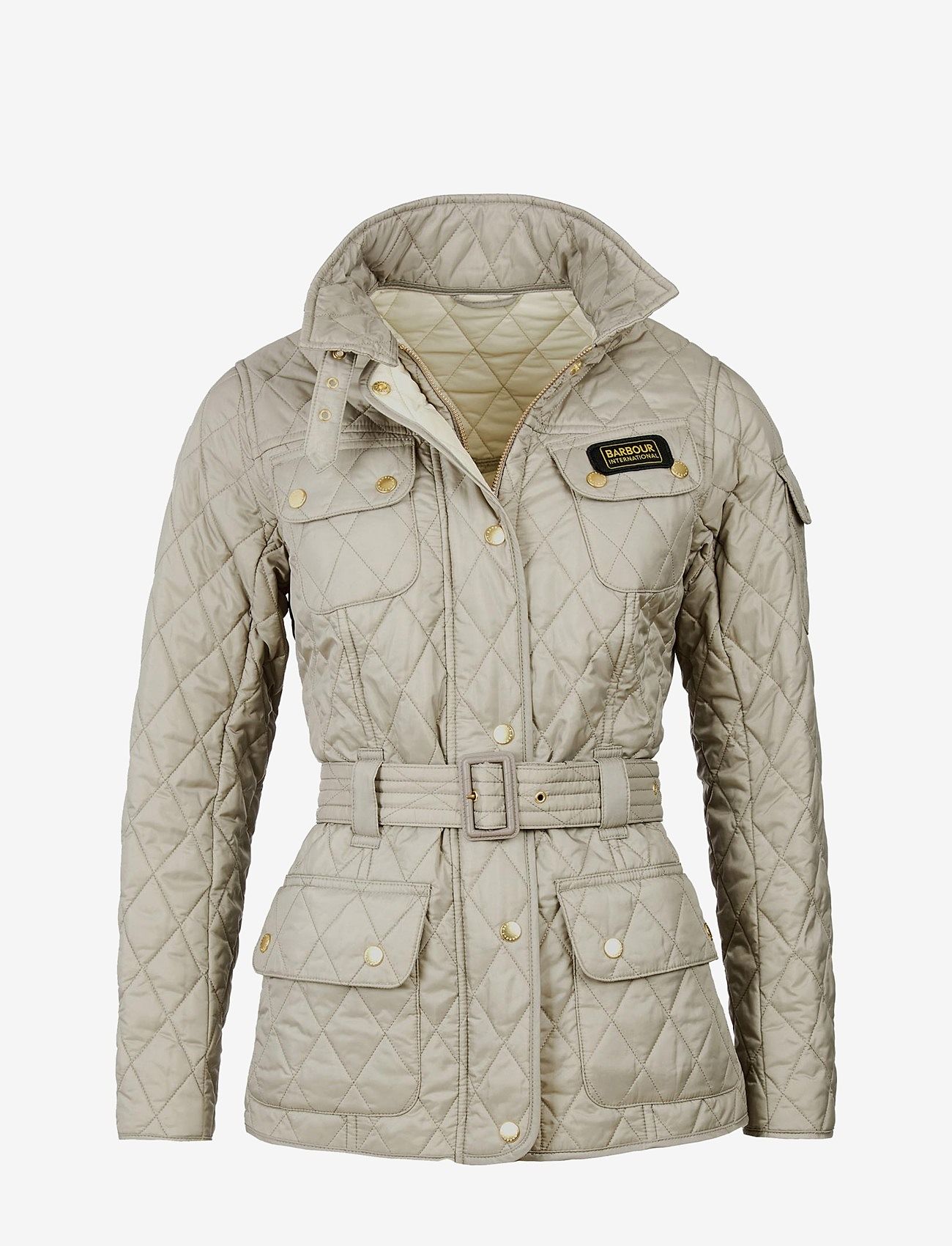 Barbour - B.Intl International Q - quiltede jakker - taupe/pearl - 1