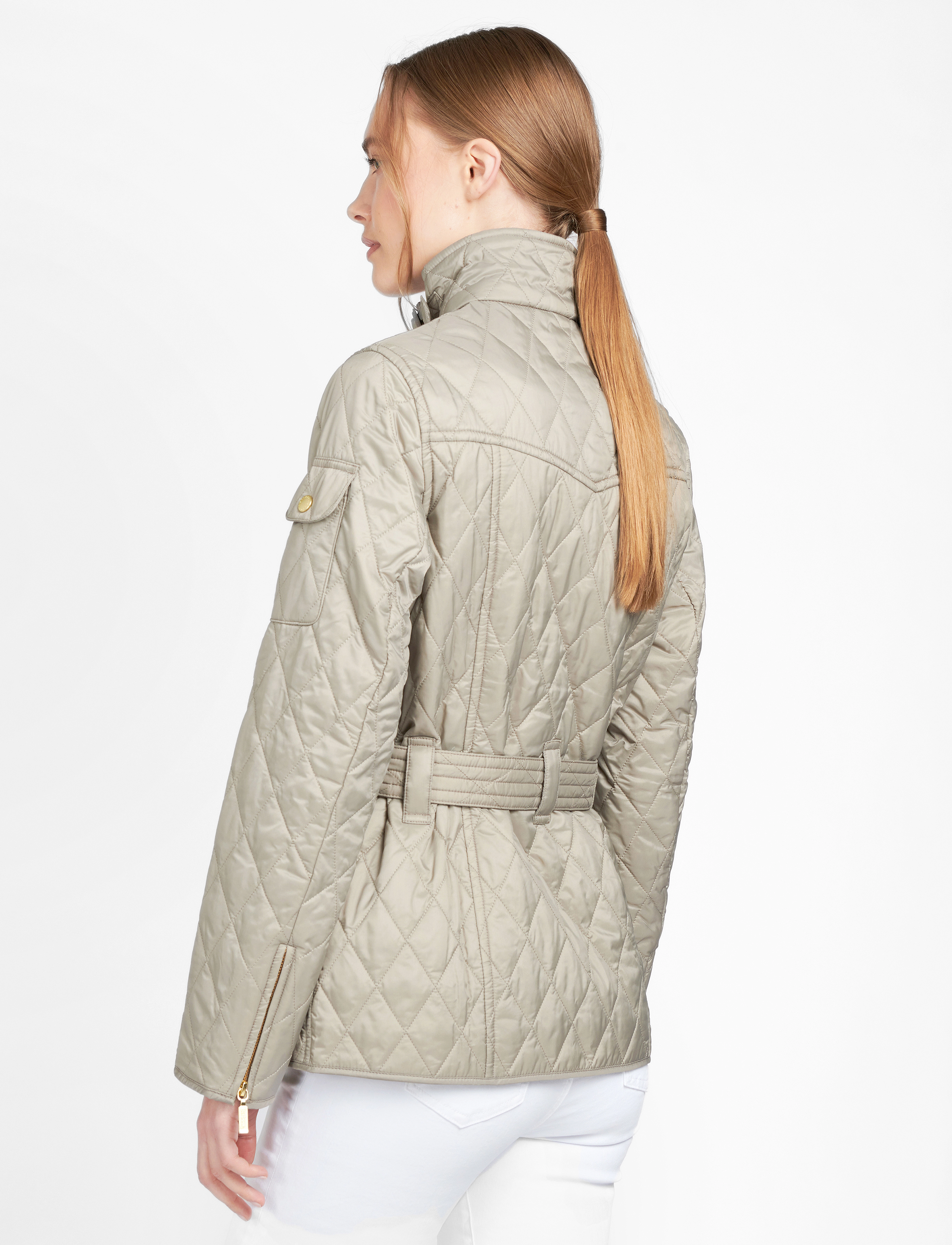 Barbour - B.Intl International Q Doeskin-10 - vestes de printemps - taupe/pearl - 2
