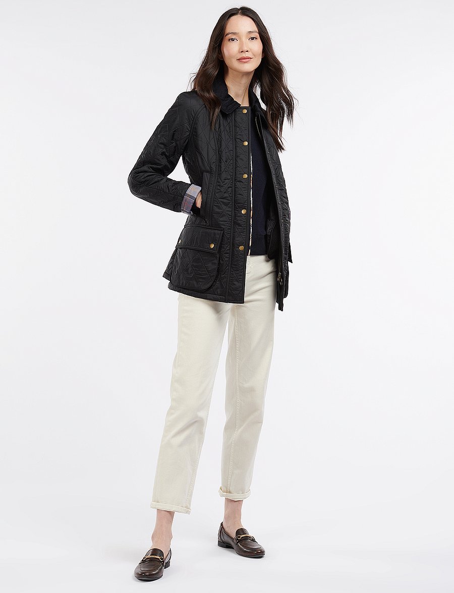 Barbour - Barbour Beadnell Polarquilt - kevättakit - black - 4