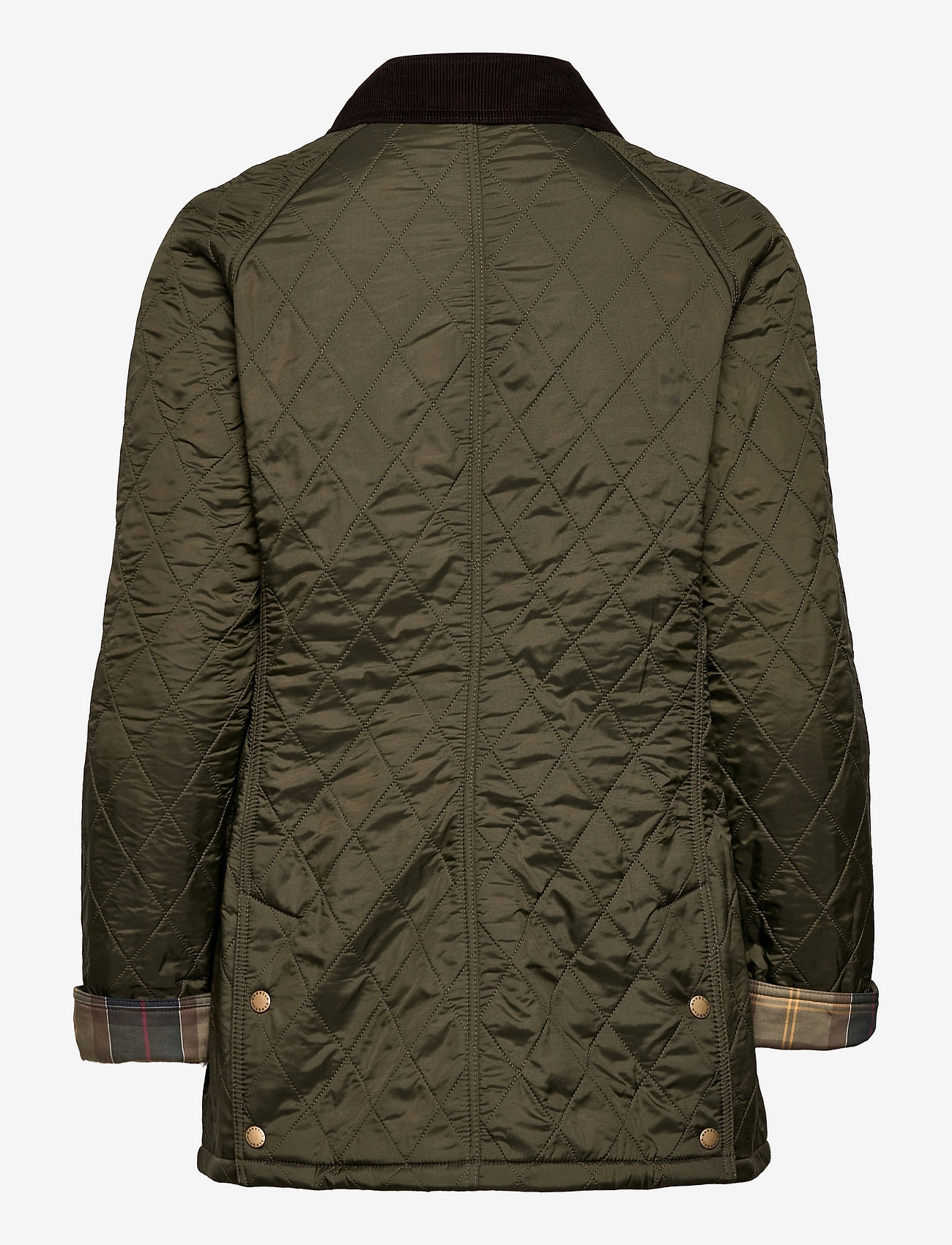 Barbour - Barbour Beadnell Polarquilt - vatteraðir jakkar - dk olive check - 2