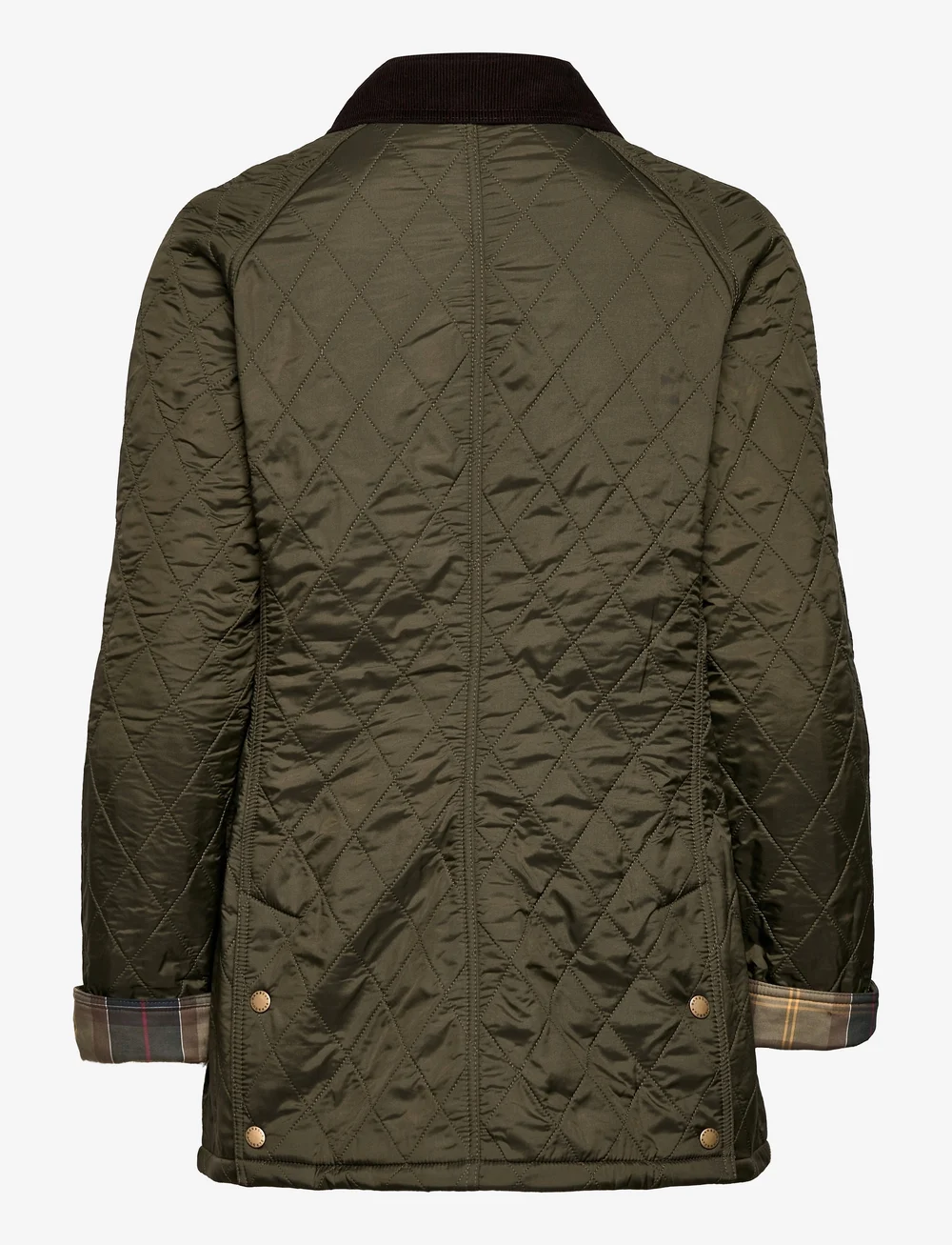 Barbour - Barbour Beadnell Polarquilt - quiltede jakker - dk olive check - 2
