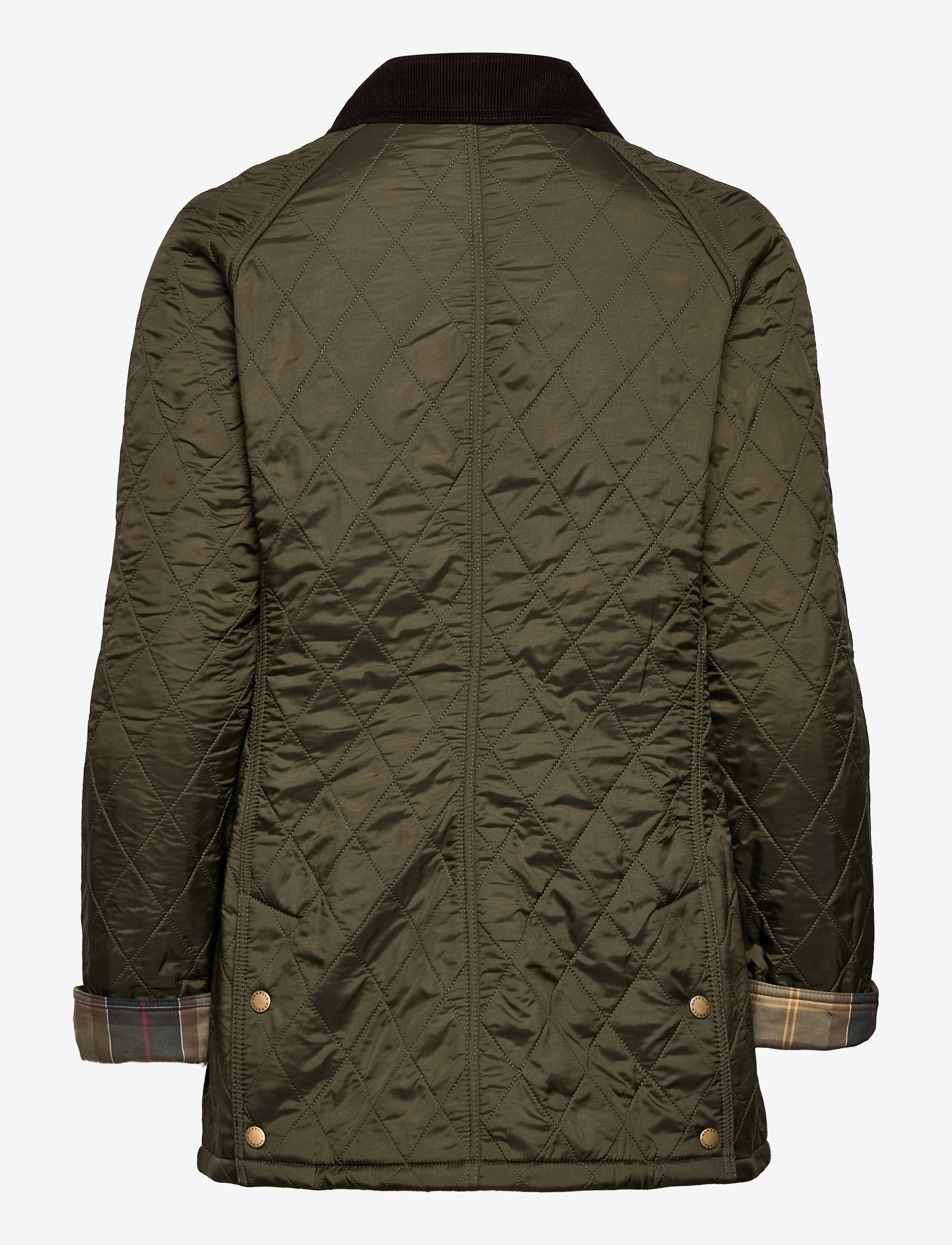 Barbour - Barbour Beadnell Polarquilt - forårsjakker - dk olive check - 2