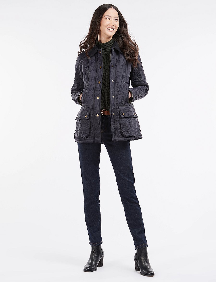Barbour - Barbour Beadnell Polarquilt - pavasara jakas - navy - 4