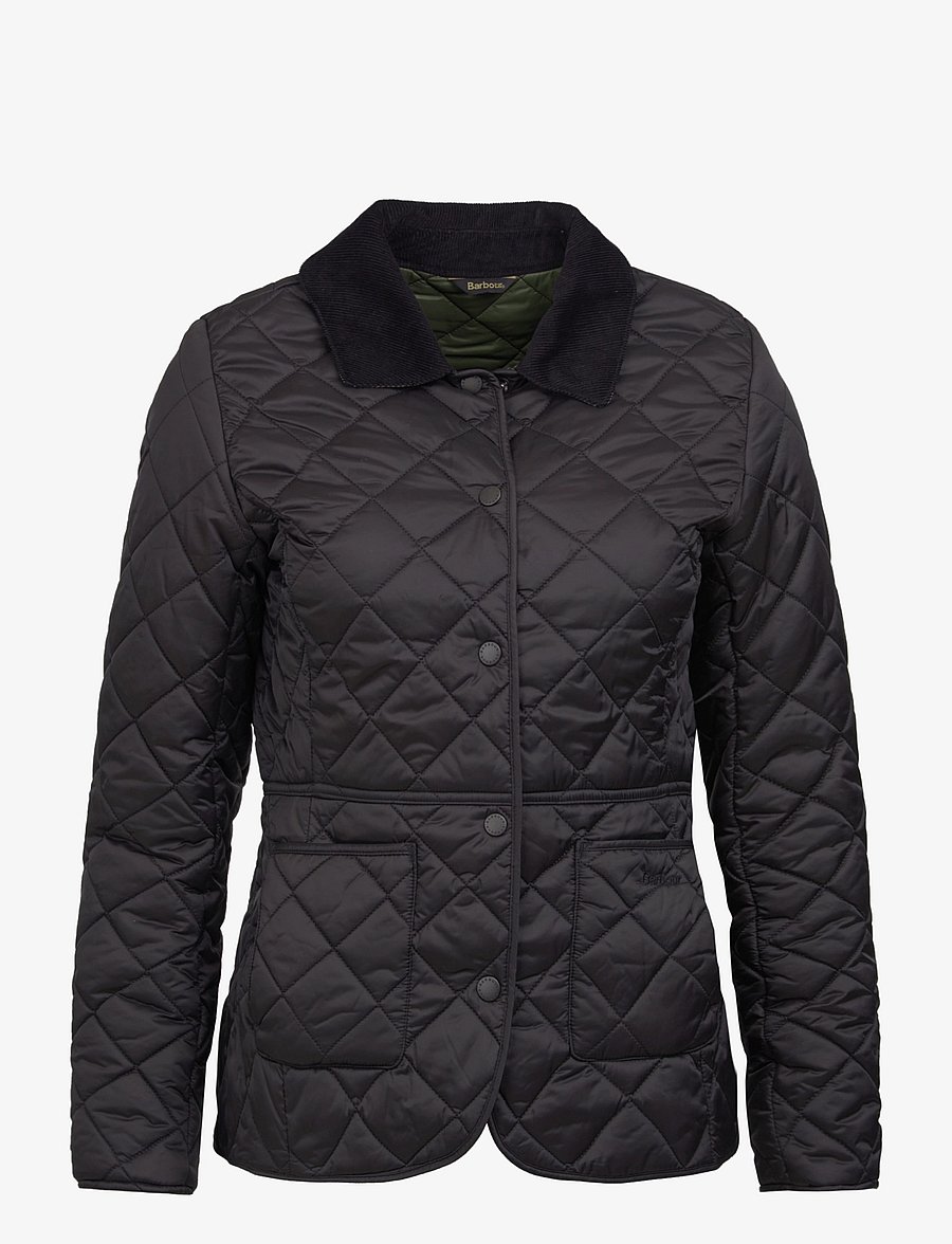 Barbour - Barbour Deveron Quilt - quilted jackets - black/olive - 1