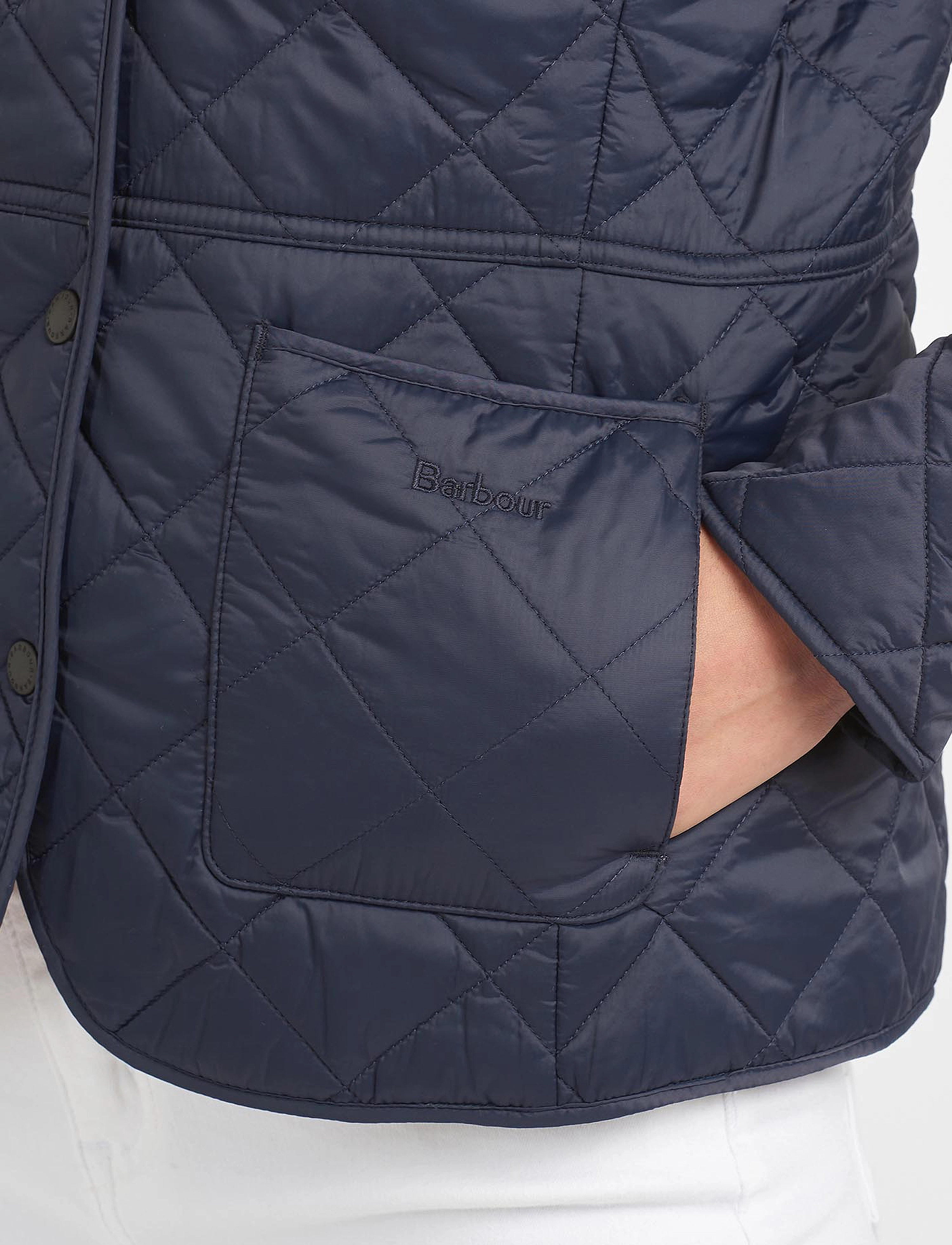 Barbour - Barbour Deveron Quilt - frühlingsjacken - navy/pale pink - 4
