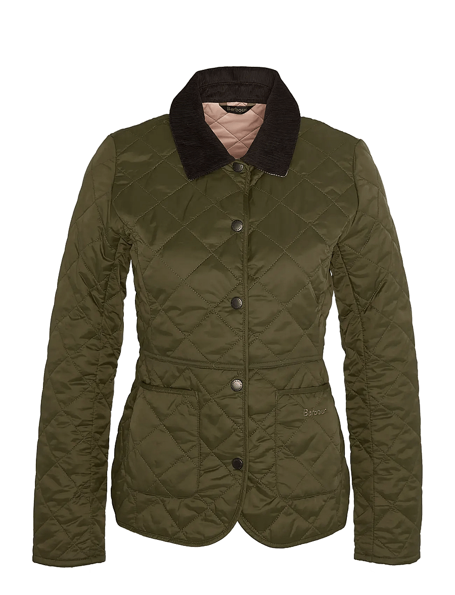Barbour - Barbour Deveron Quilt - quiltede jakker - olive/pale pink - 1