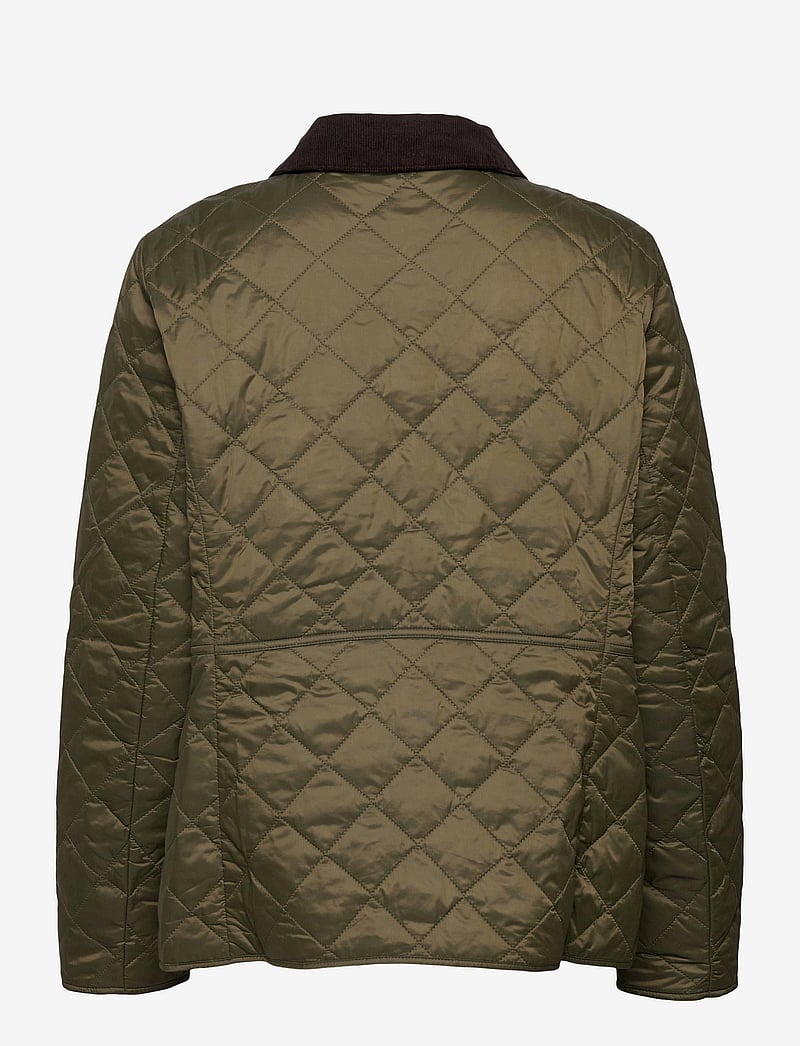 Barbour - Barbour Deveron Quilt - kevadjoped - olive/pale pink - 2