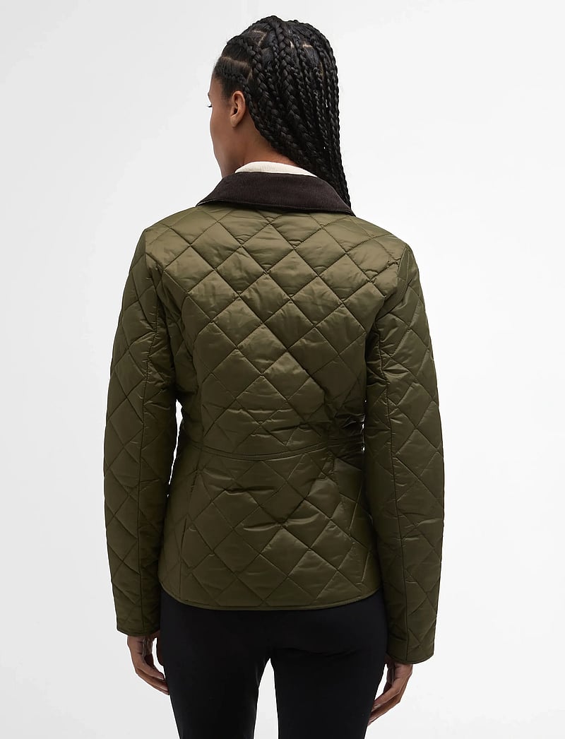 Barbour - Barbour Deveron Quilt - kevadjoped - olive/pale pink - 4
