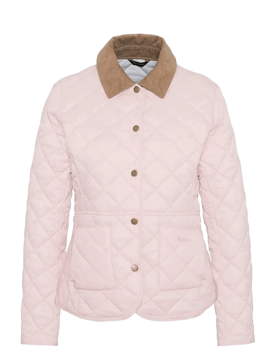 Barbour - Barbour Deveron Quilt - steppjacken - primrose pink/ice white - 1