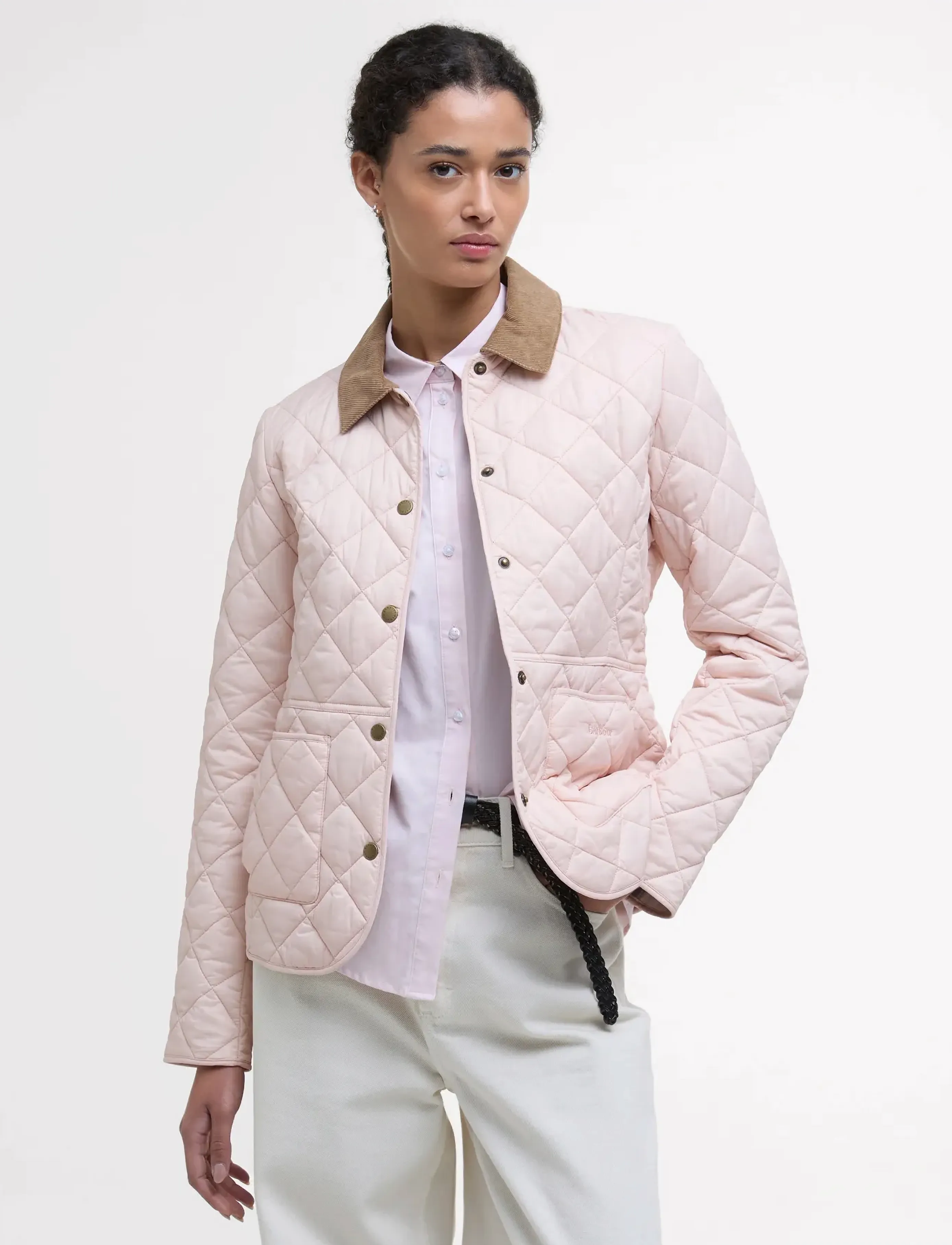 Barbour Barbour Deveron Quilt, 42, Pink, Jakker > Quiltede Jakker, Dame