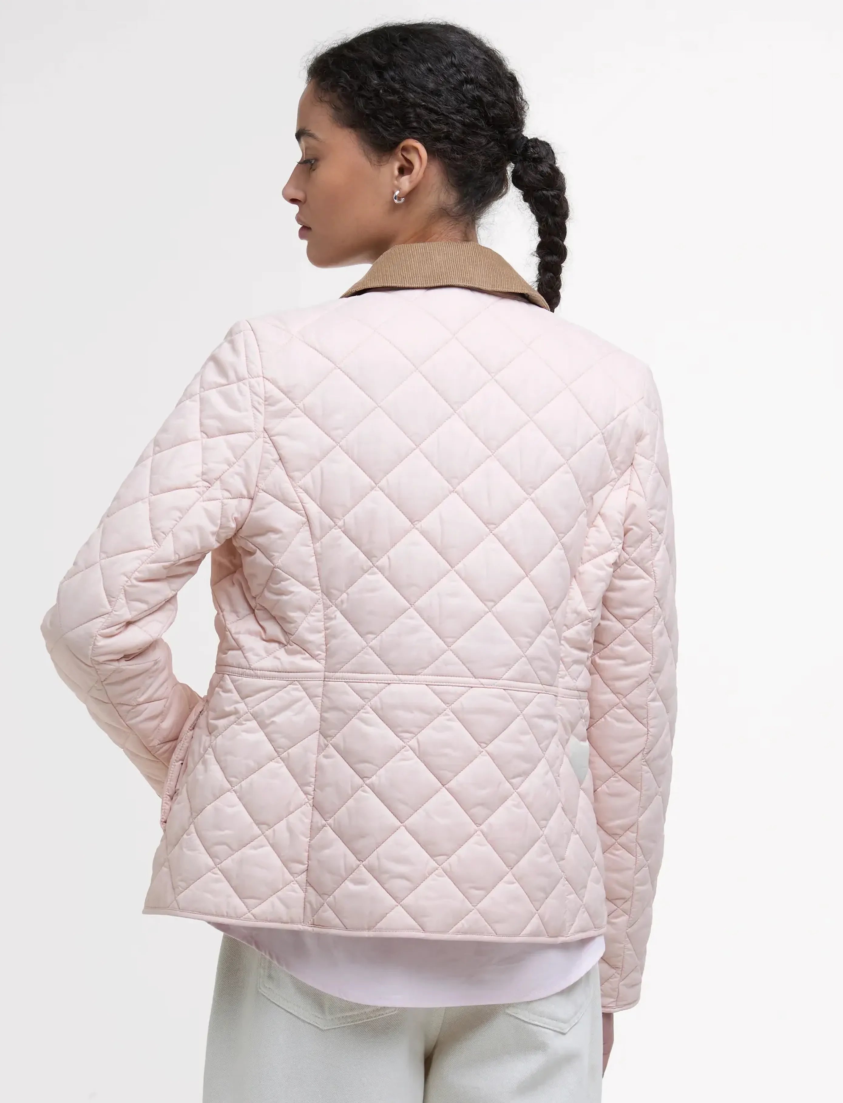 Barbour - Barbour Deveron Quilt - steppjacken - primrose pink/ice white - 2