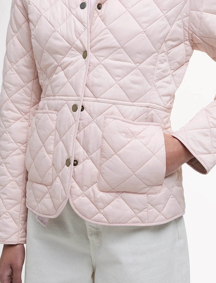 Barbour - Barbour Deveron Quilt - steppjacken - primrose pink/ice white - 4