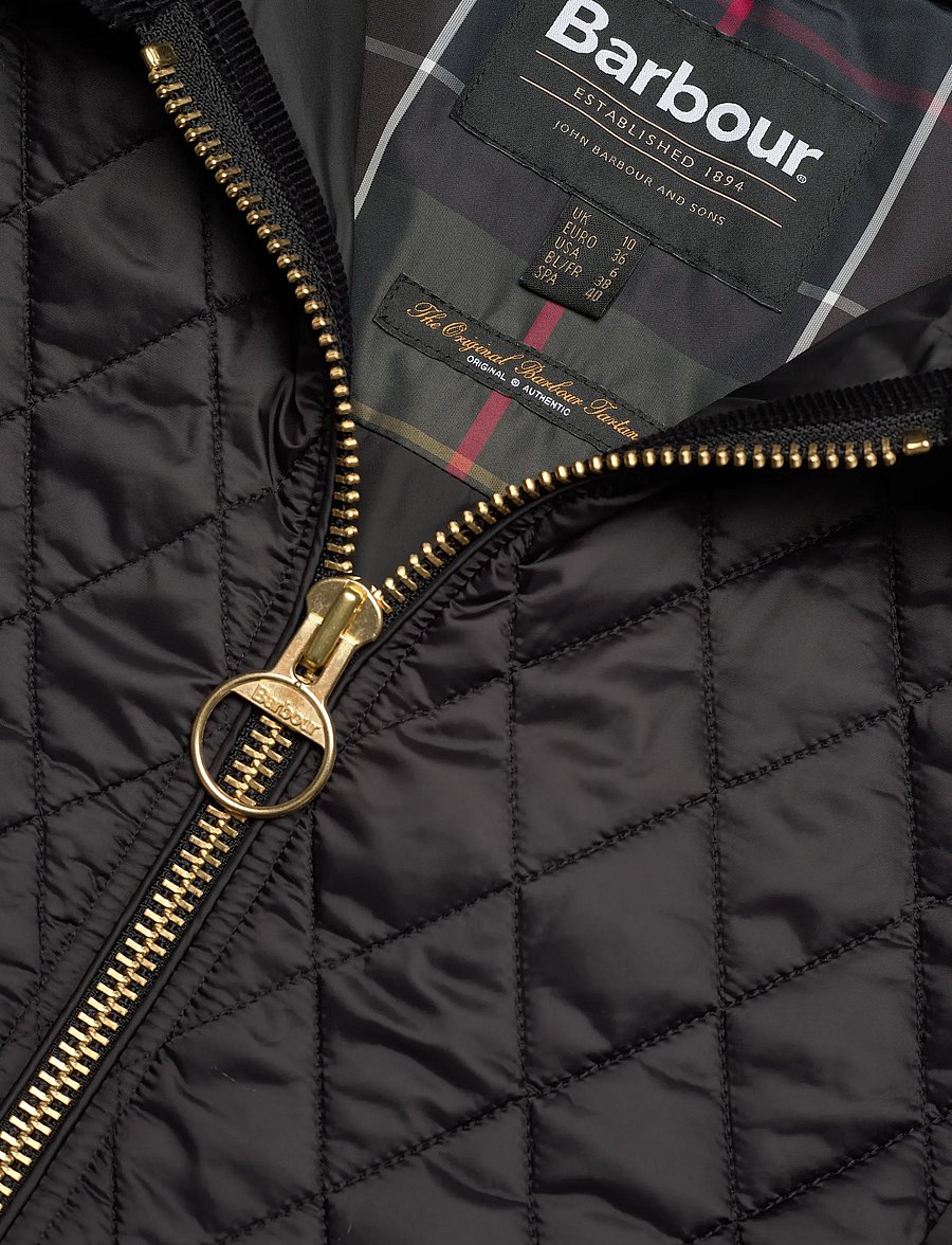 Barbour - Barbour Fitted Beadnell Quilted Jacket - quilted jackets - black - 2
