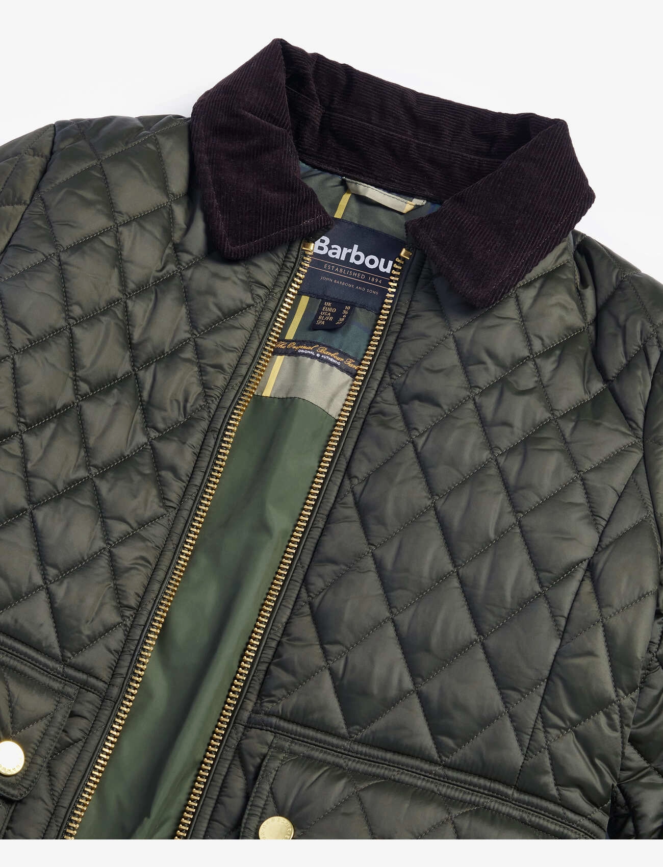Barbour - Barbour Fitted Beadnell Quilted Jacket - vårjackor - sage/ancient - 2