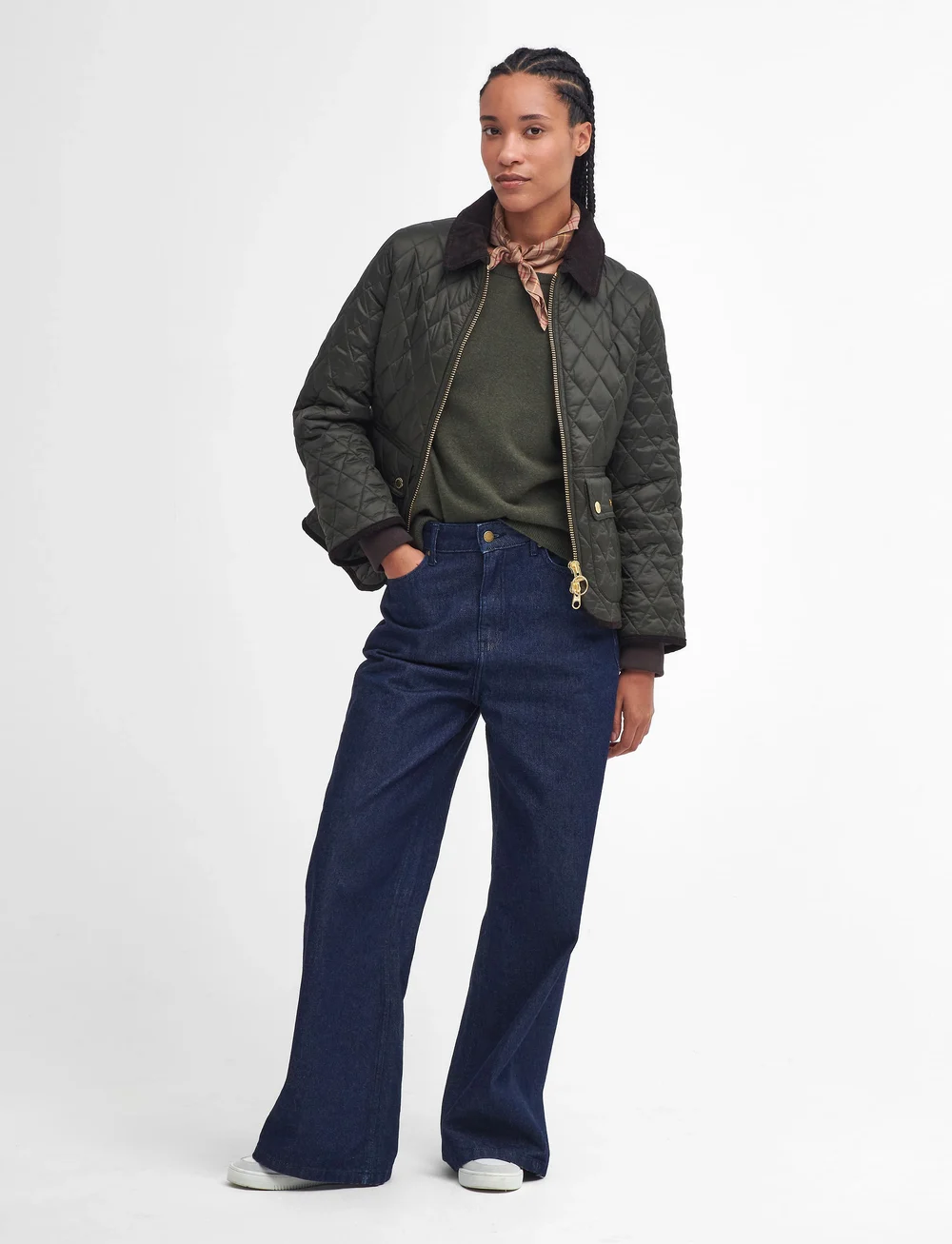 Barbour - Barbour Fitted Beadnell Quilted Jacket - quiltede jakker - sage/ancient - 3