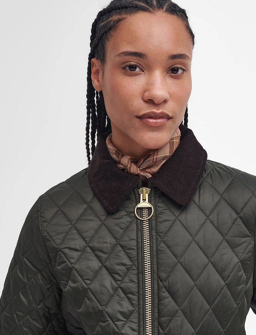Barbour - Barbour Fitted Beadnell Quilted Jacket - lentejassen - sage/ancient - 5