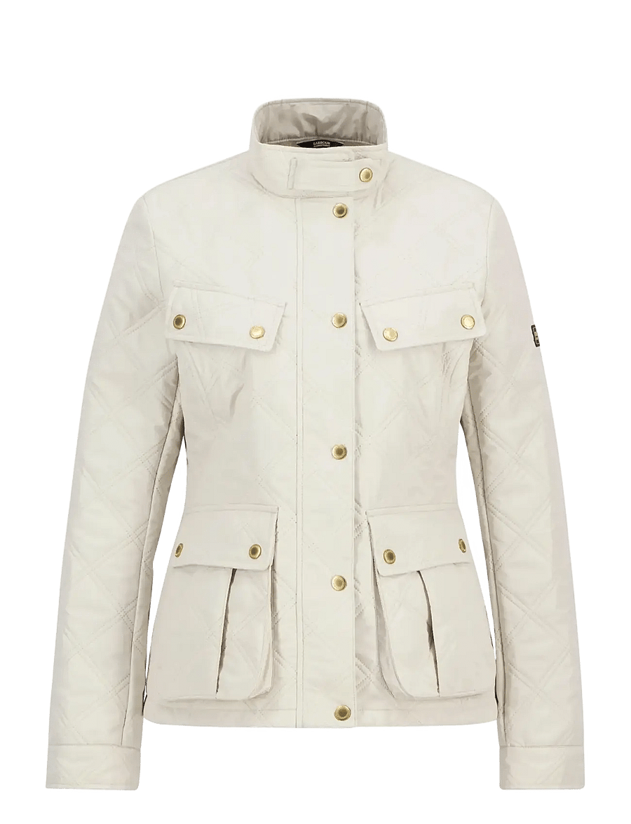 Barbour - B.intl Halsey Quilt - kurtki zimowe - silver birch/silver birch - 1