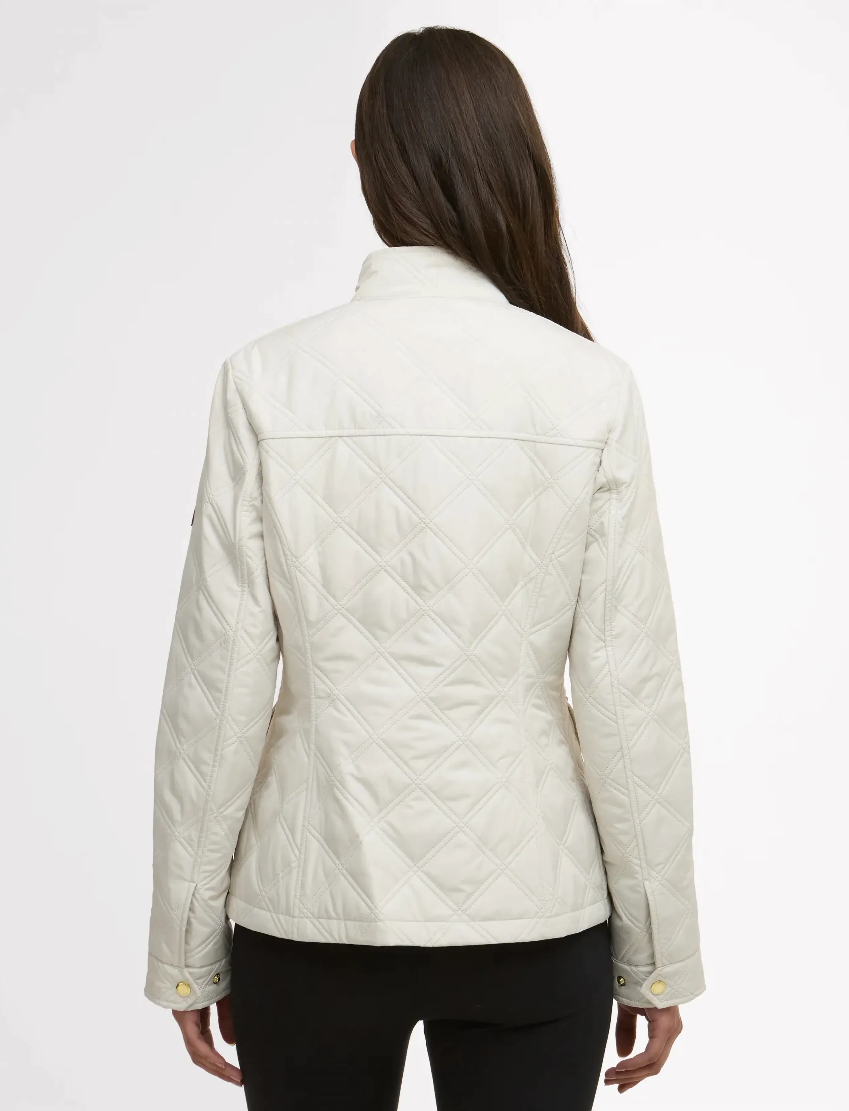Barbour - B.intl Halsey Quilt - kurtki zimowe - silver birch/silver birch - 4