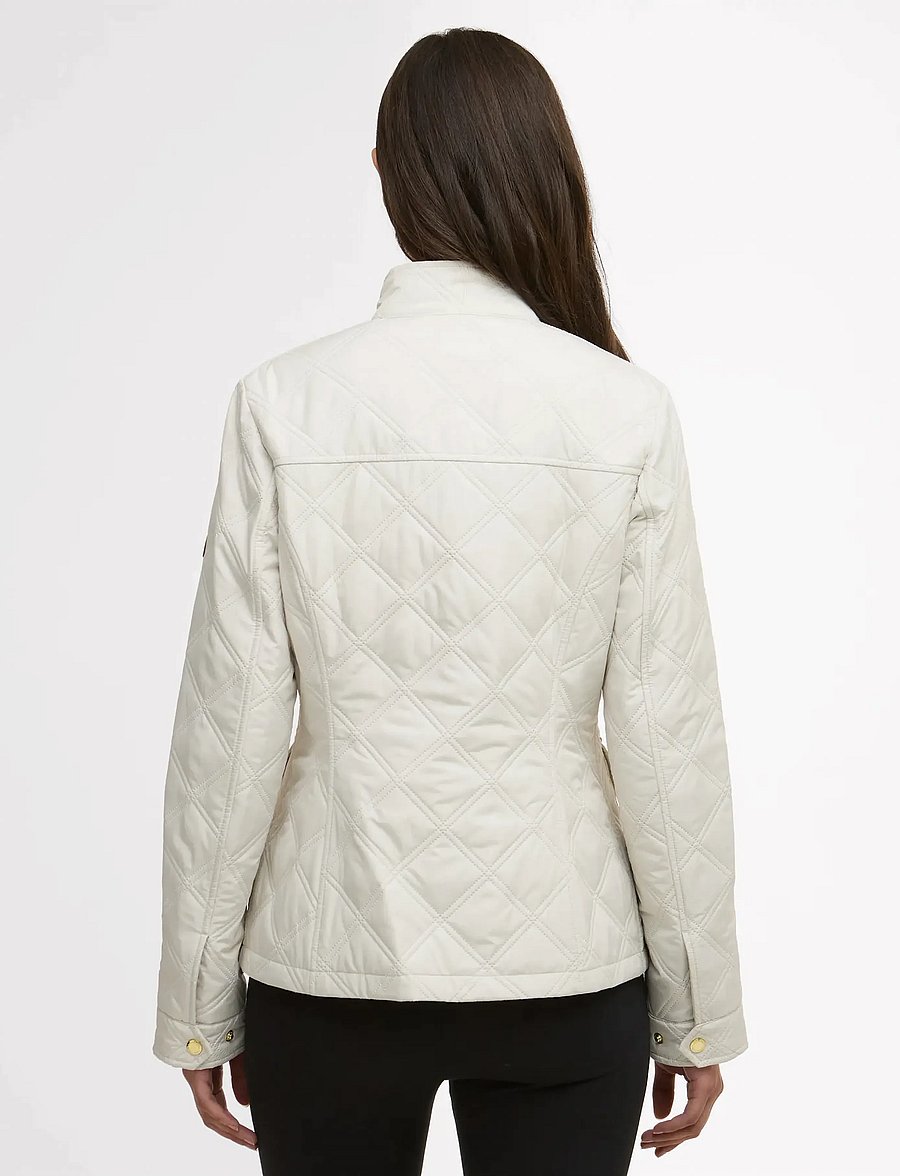Barbour - B.intl Halsey Quilt - kurtki zimowe - silver birch/silver birch - 4