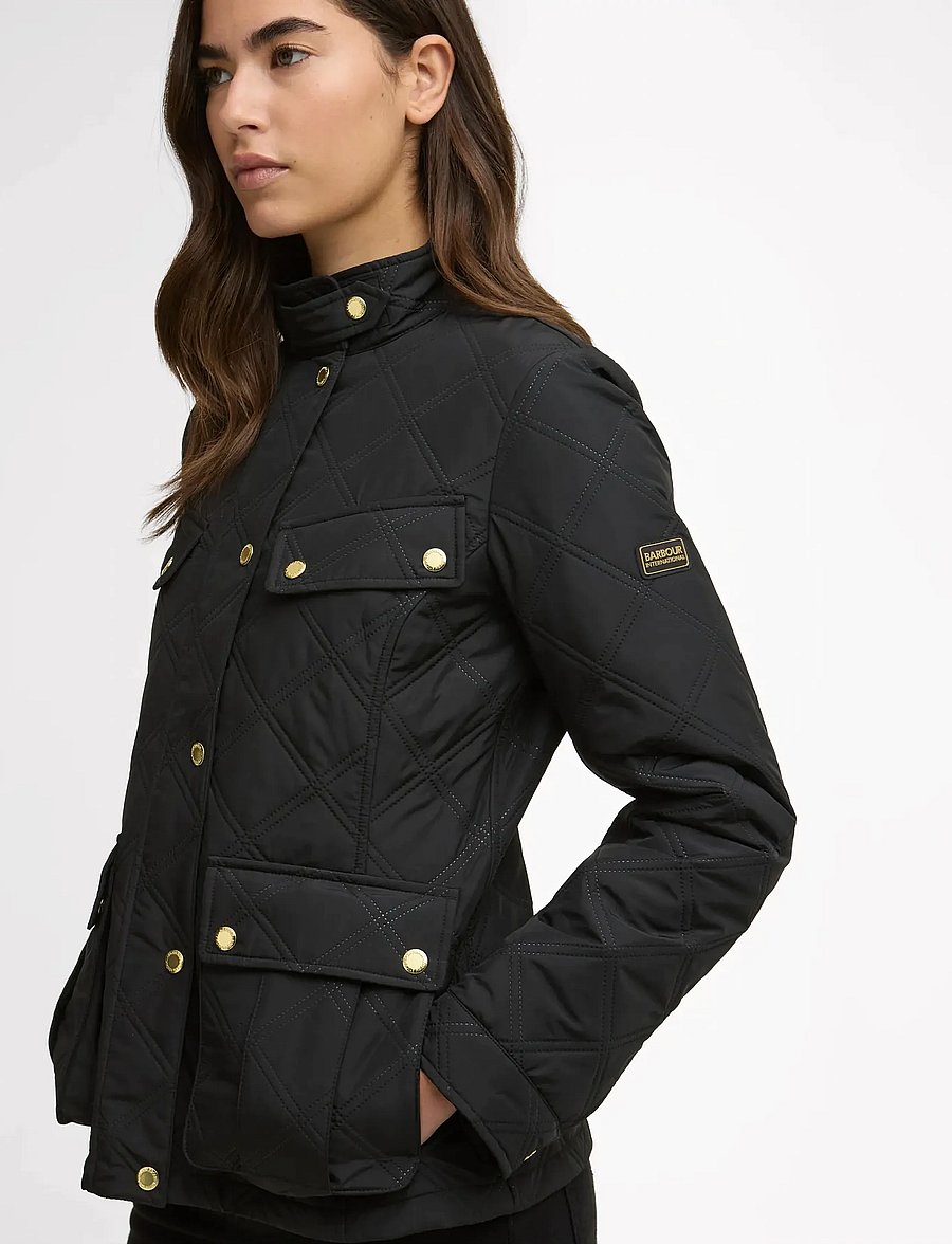 Barbour - B.intl Halsey Quilt - vestes d'hiver - black/black - 2