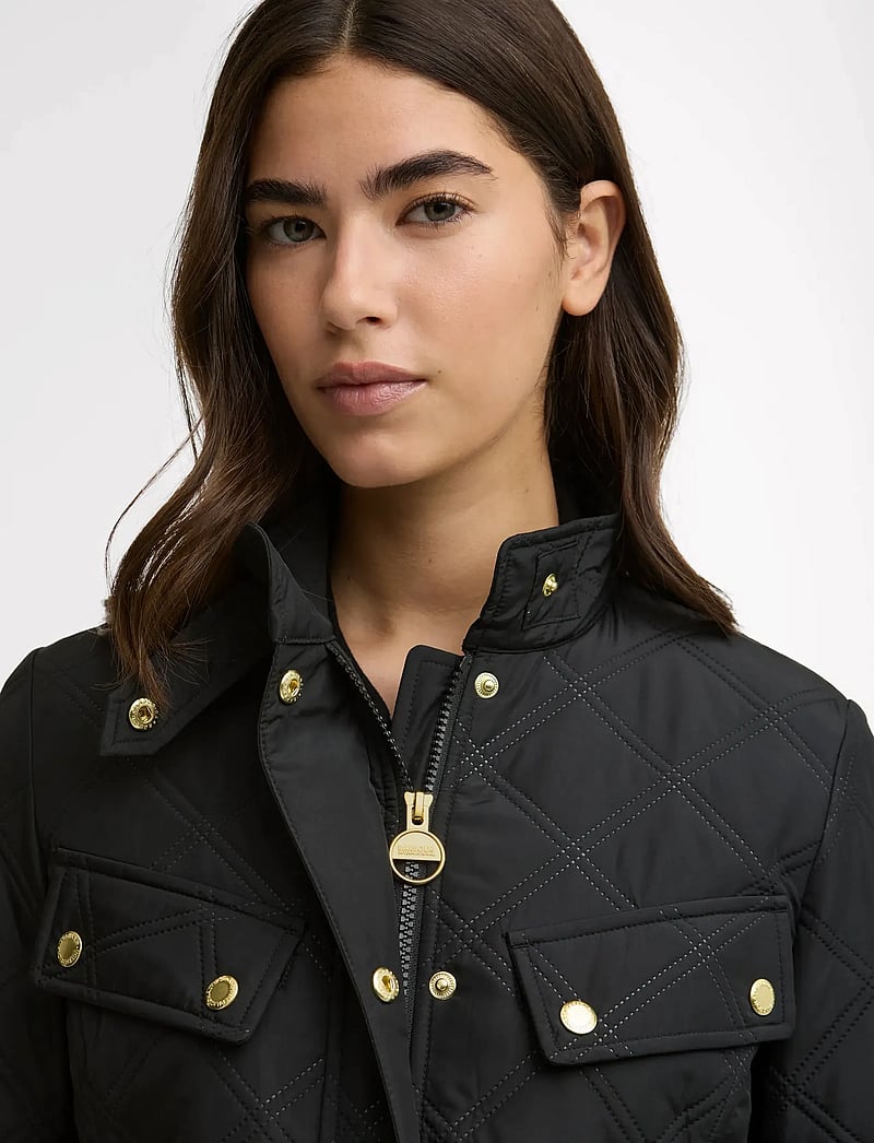 Barbour - B.intl Halsey Quilt - vinterjakker - black/black - 5