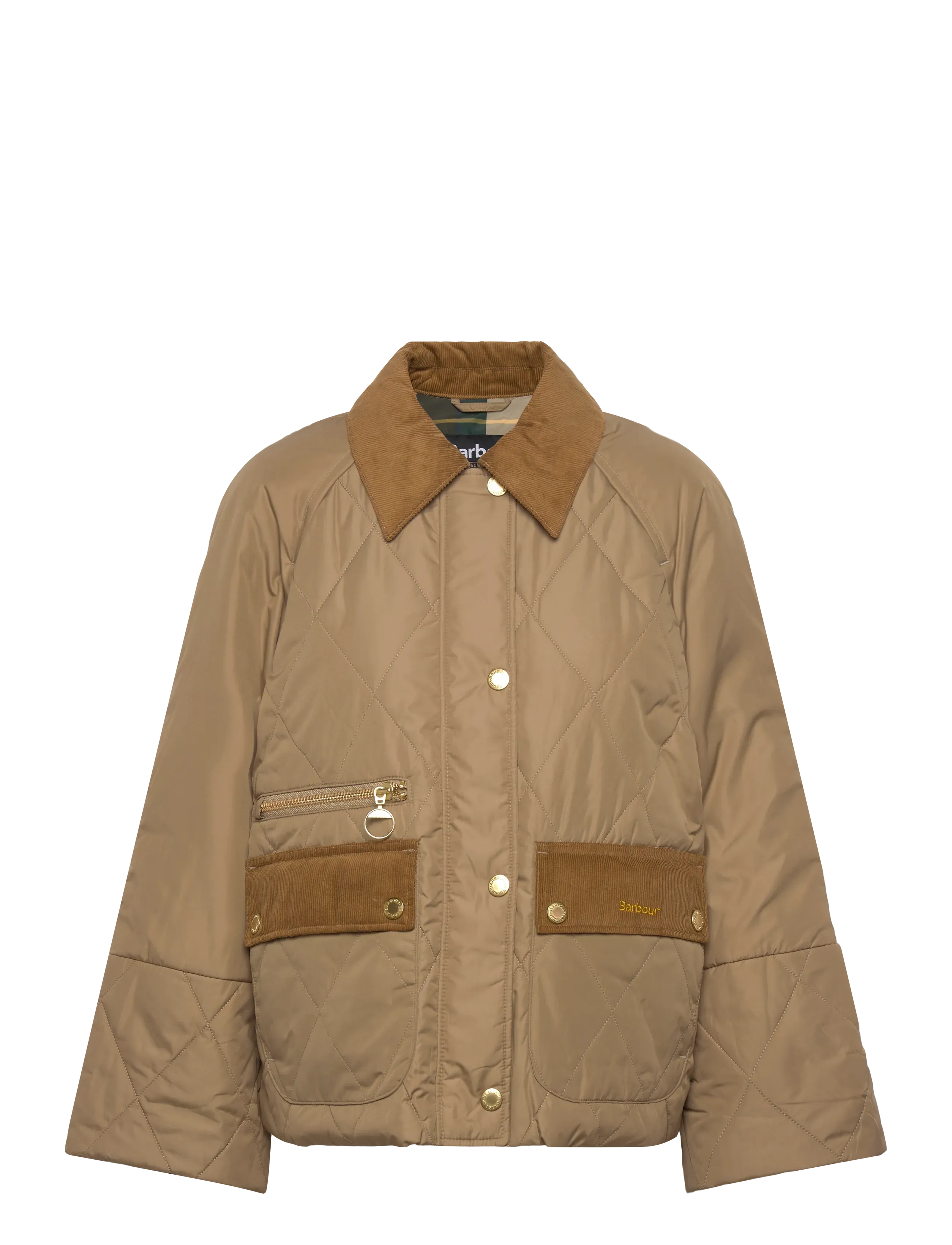 Barbour Barbour Martha Quilted Jacket, 46, Beige, Jakker > Quiltede Jakker, Dame