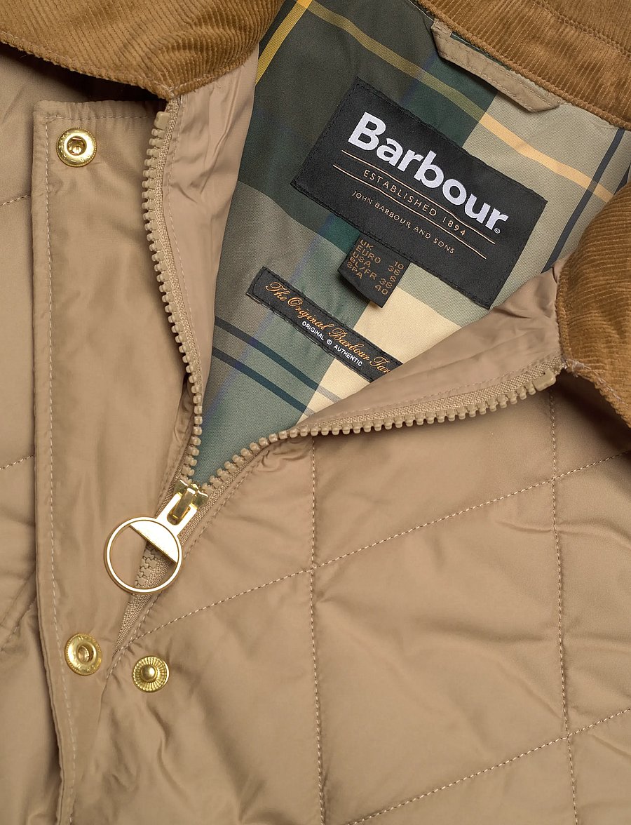 Barbour - Barbour Martha Quilted Jacket - kevättakit - beige - 2