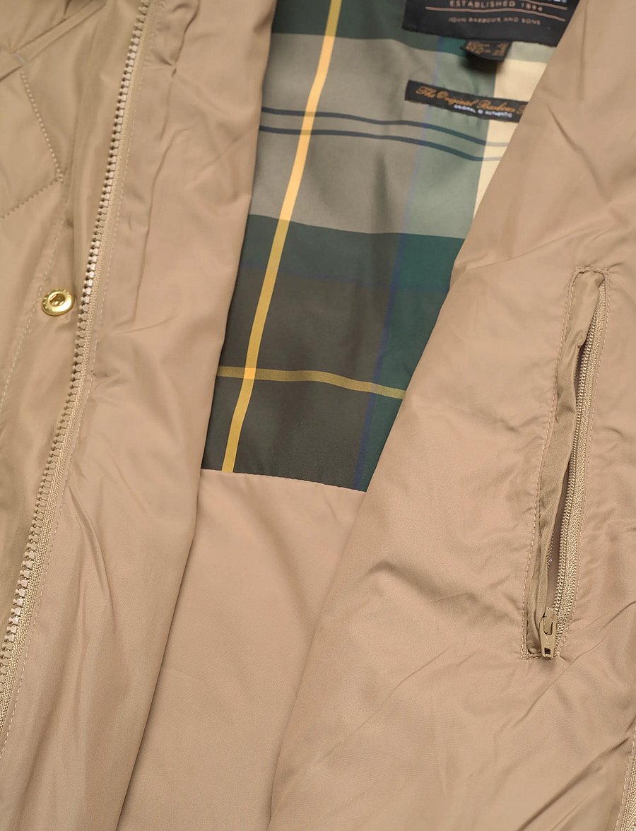 Barbour - Barbour Martha Quilted Jacket - kevättakit - beige - 4