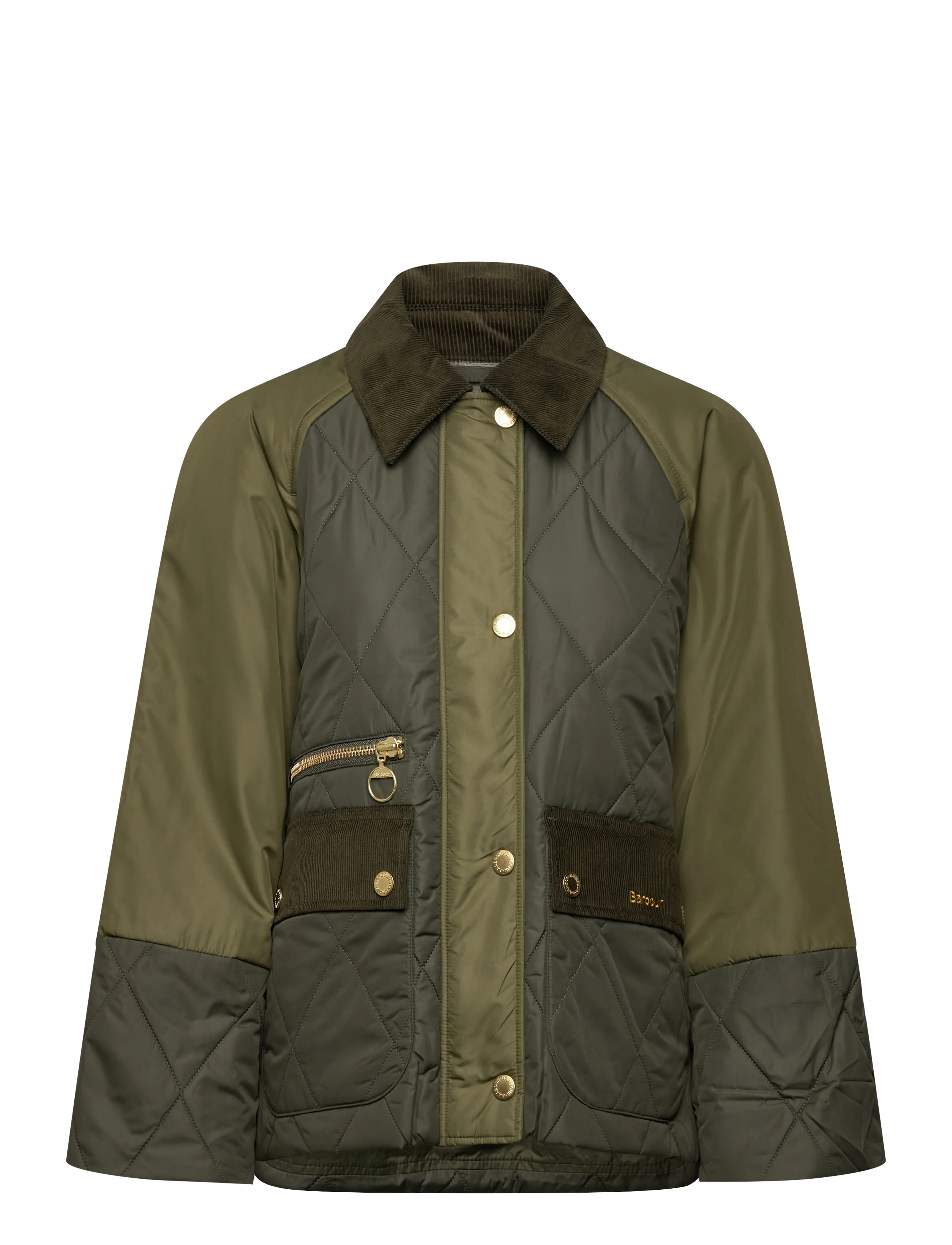 Barbour Barbour Martha Quilted Jacket, 44, Khaki green, Jakker > Quiltede Jakker, Dame