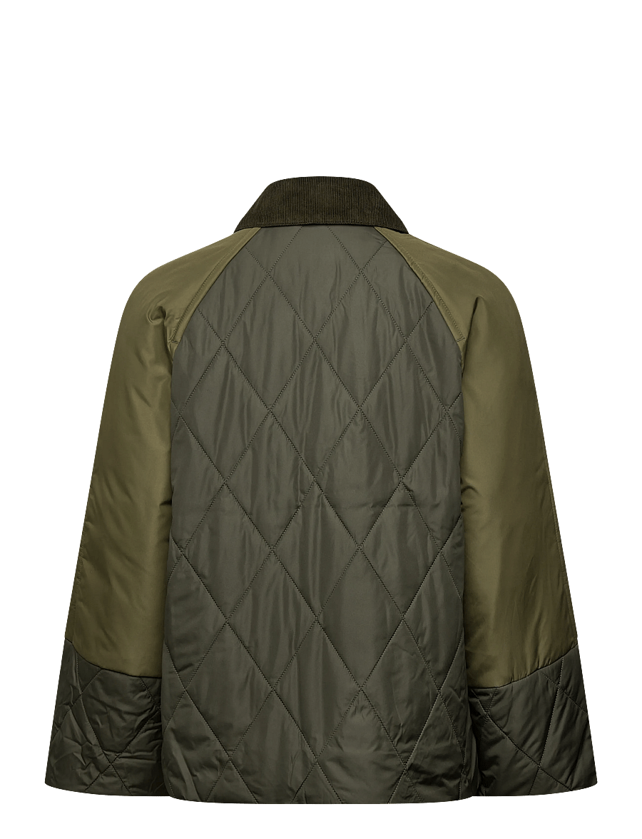 Barbour - Barbour Martha Quilted Jacket - vorjakkar - olive - 1