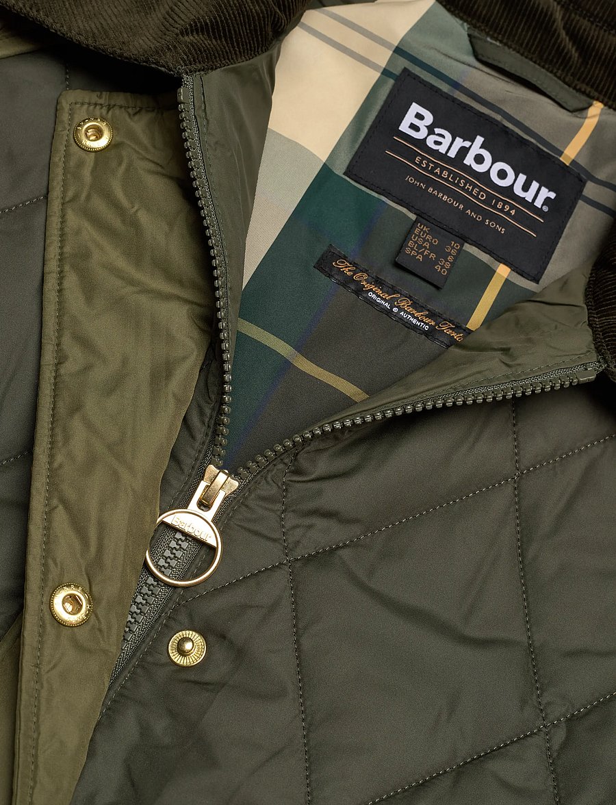 Barbour - Barbour Martha Quilted Jacket - vorjakkar - olive - 2