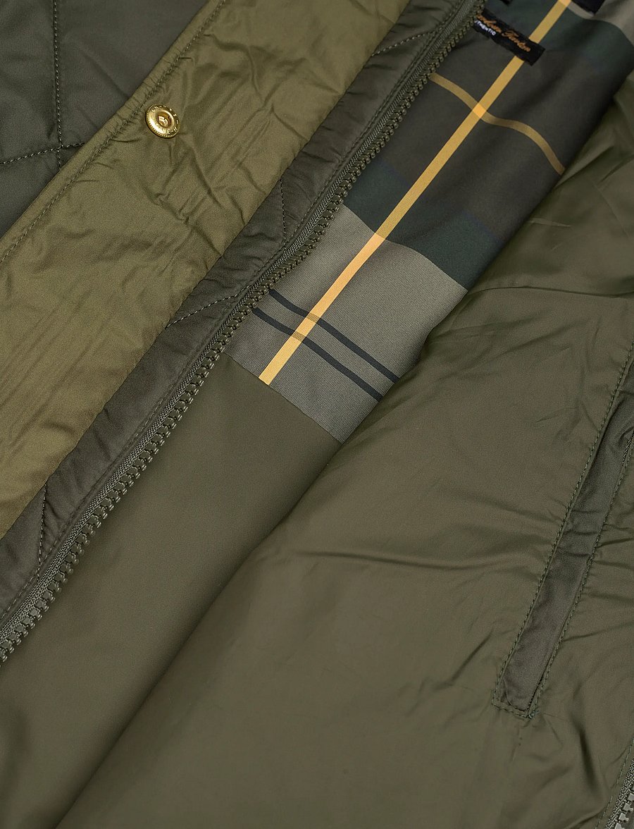 Barbour - Barbour Martha Quilted Jacket - vorjakkar - olive - 4