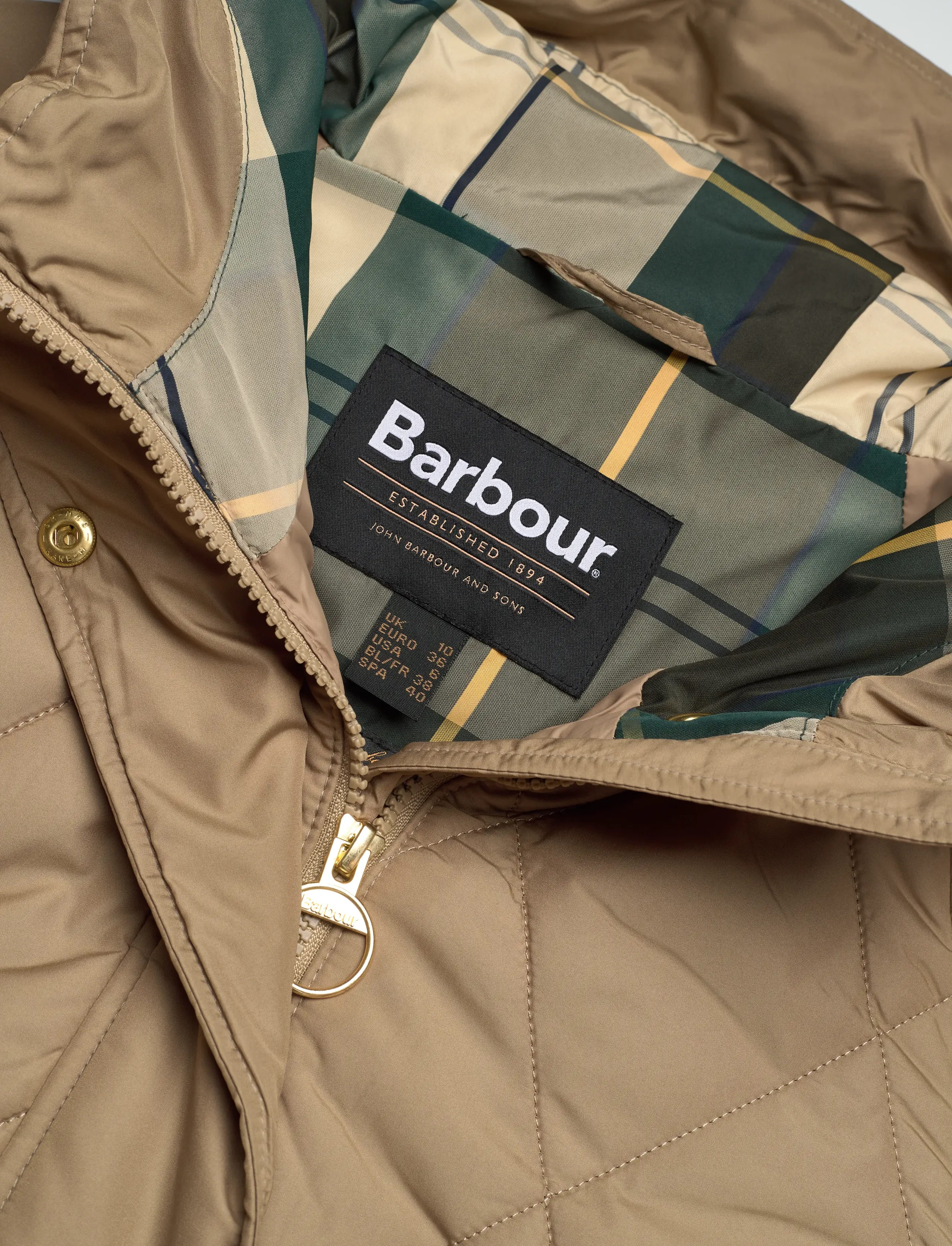 Barbour - Barbour Elspeth Quilted Jacket - beige - 4