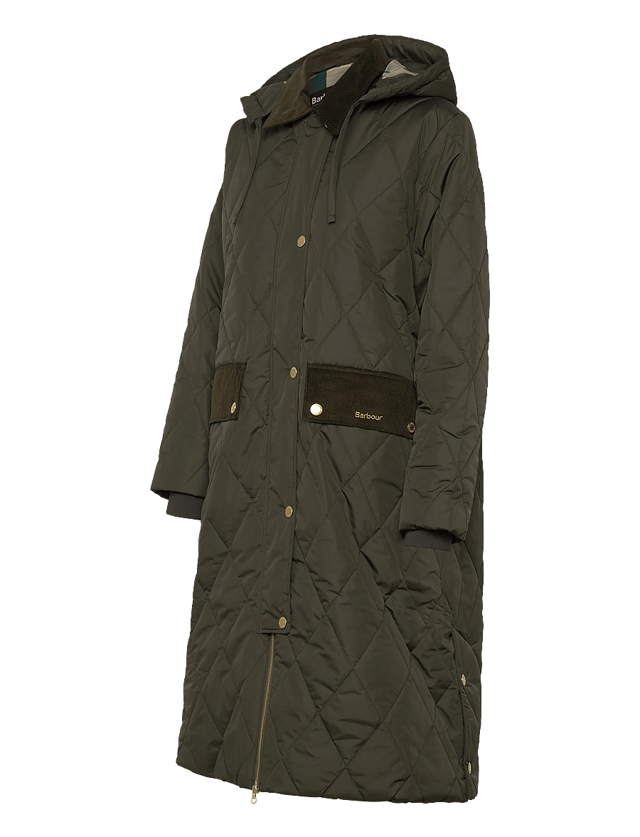 Barbour - Barbour Meredith Quilted Jacket - kevadjoped - olive - 2