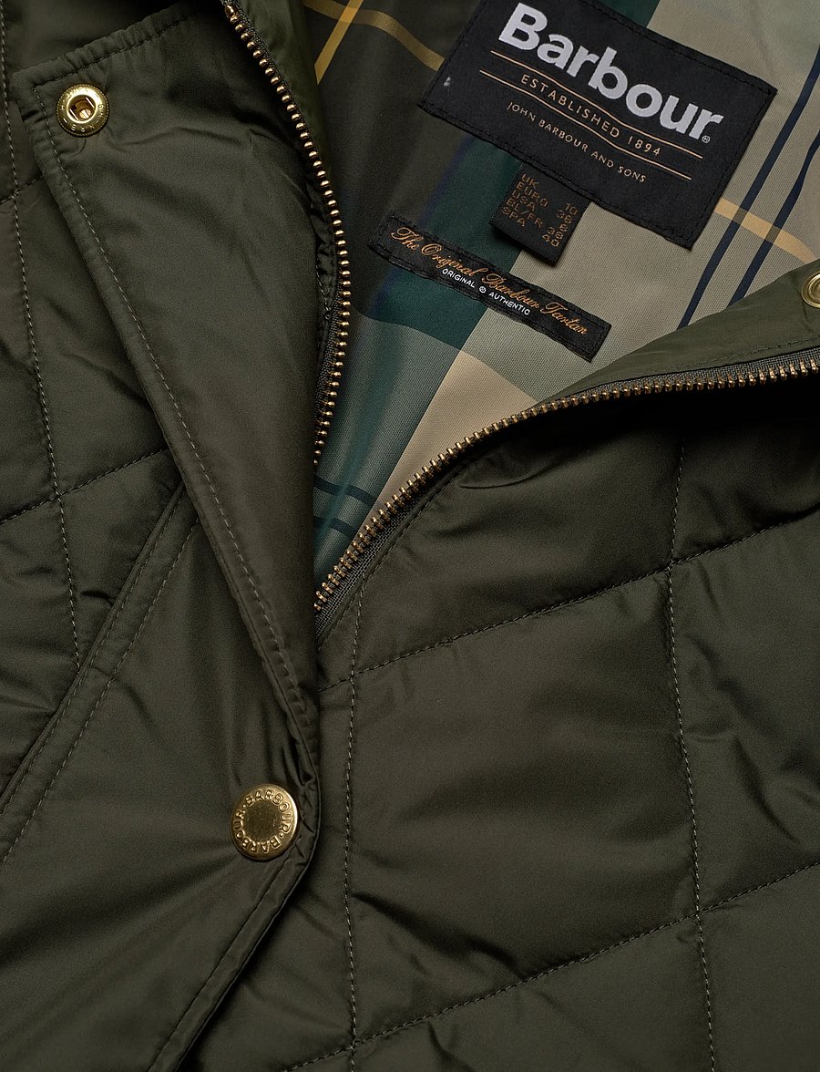 Barbour - Barbour Meredith Quilted Jacket - forårsjakker - olive - 4