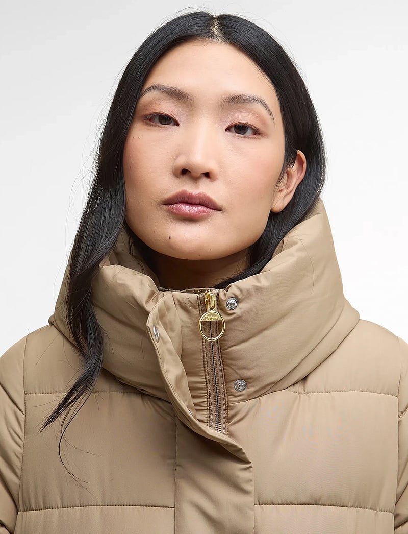 Barbour - Barbour Freya Puffer Jacket - talvejoped - beige - 4